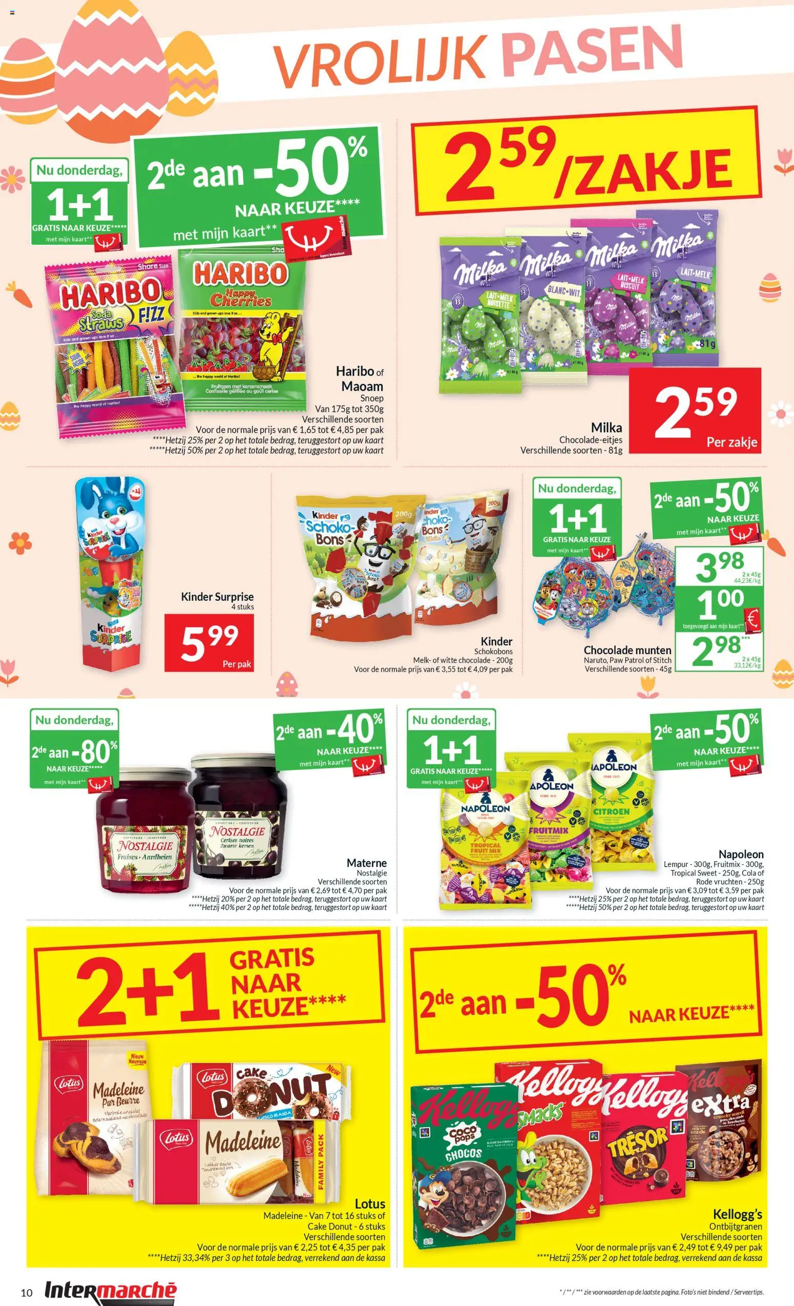 {H1} | Pagina: 10 | Producten: Kinder, Fruit, Snoep, Citroen