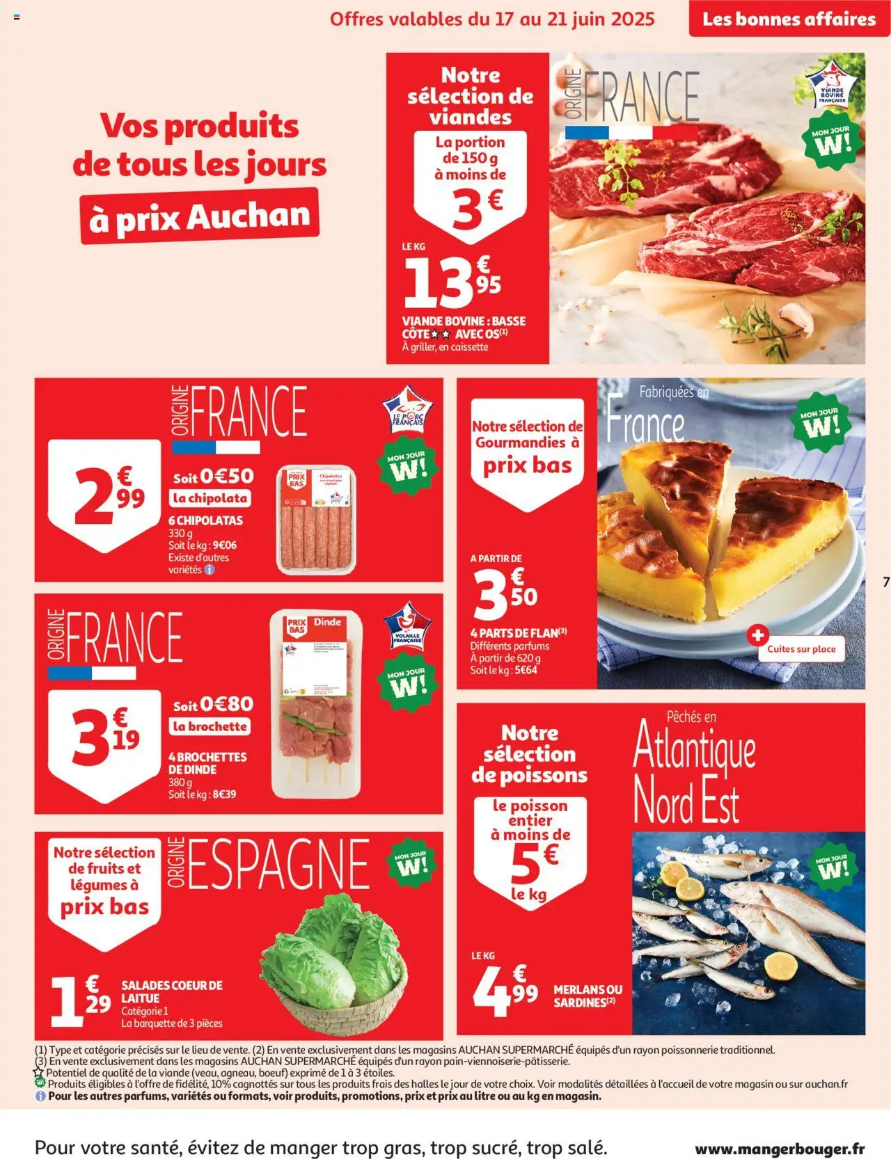  | Page: 7 | Produits: Laitue, Poissonnerie, Viande, Basse côte
