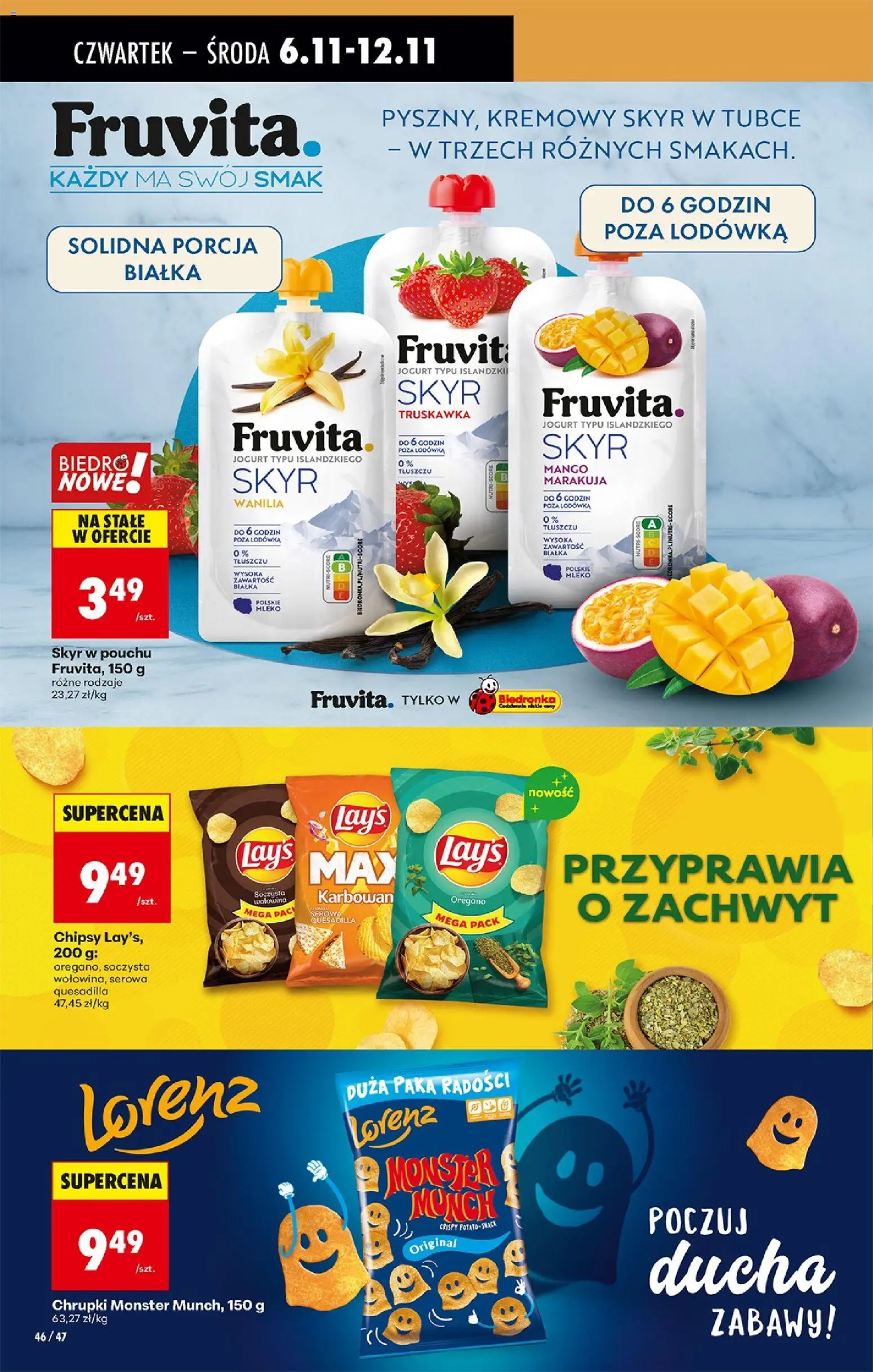 Biedronka gazetka - Oferta w tym tygodniu od 06.11.2025 | Strona: 58 | Produkty: Mango, Chrupki, Mleko, Jogurt