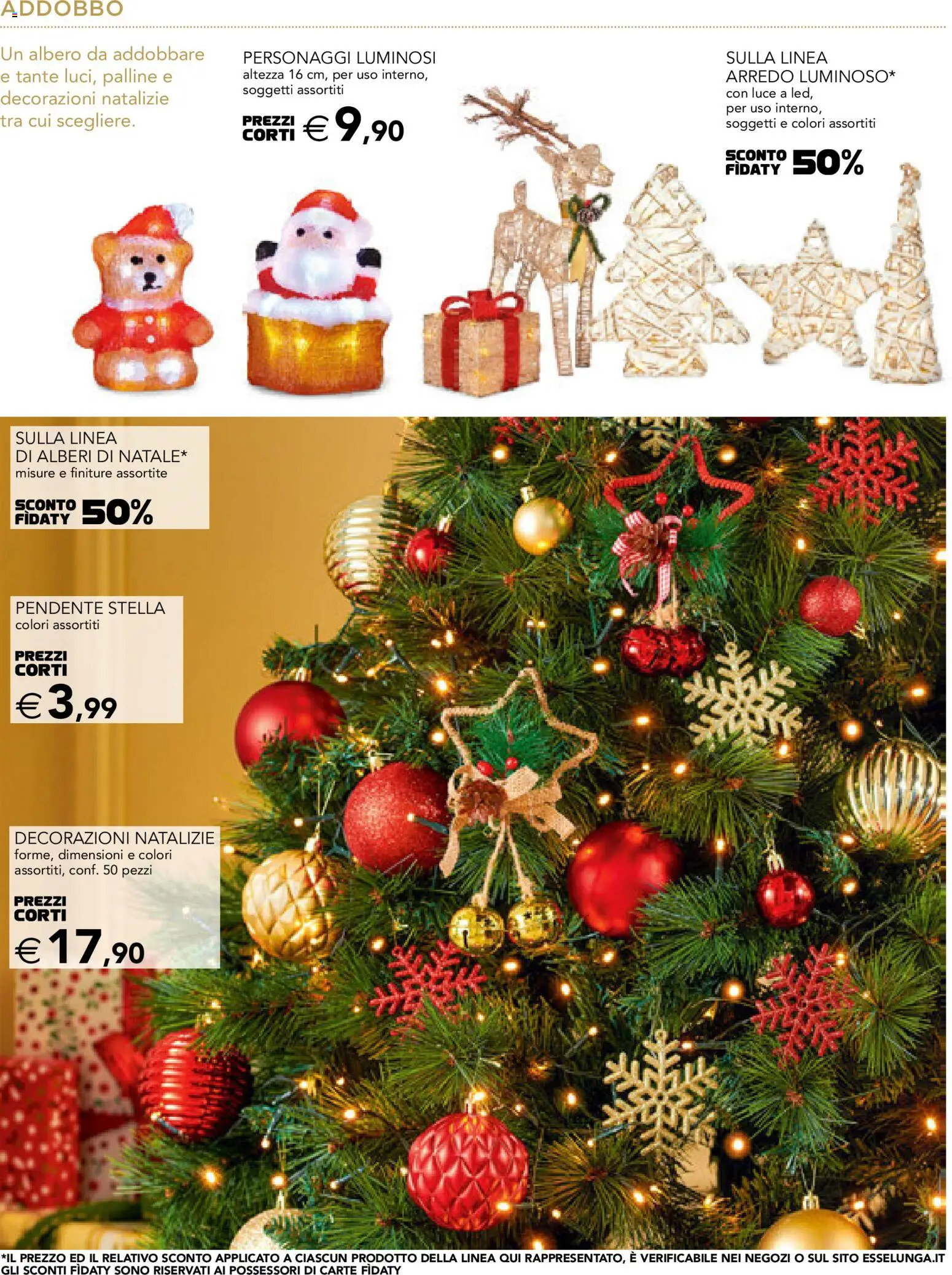 Volantino Esselunga S del 03.11.2025 | Pagina: 2 | Prodotti: Decorazioni