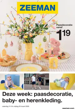 Zeeman folder - Voorbeeld van een folder van Zeeman, geldig van 14.03.2026
