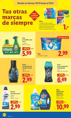 Vista previa Wipp Detergente en cápsulas, Detergente en cápsulas válido desde el 06.04.2026 | Página: 54 | Productos: Perfume, Detergente, Ropa, Lavavajillas