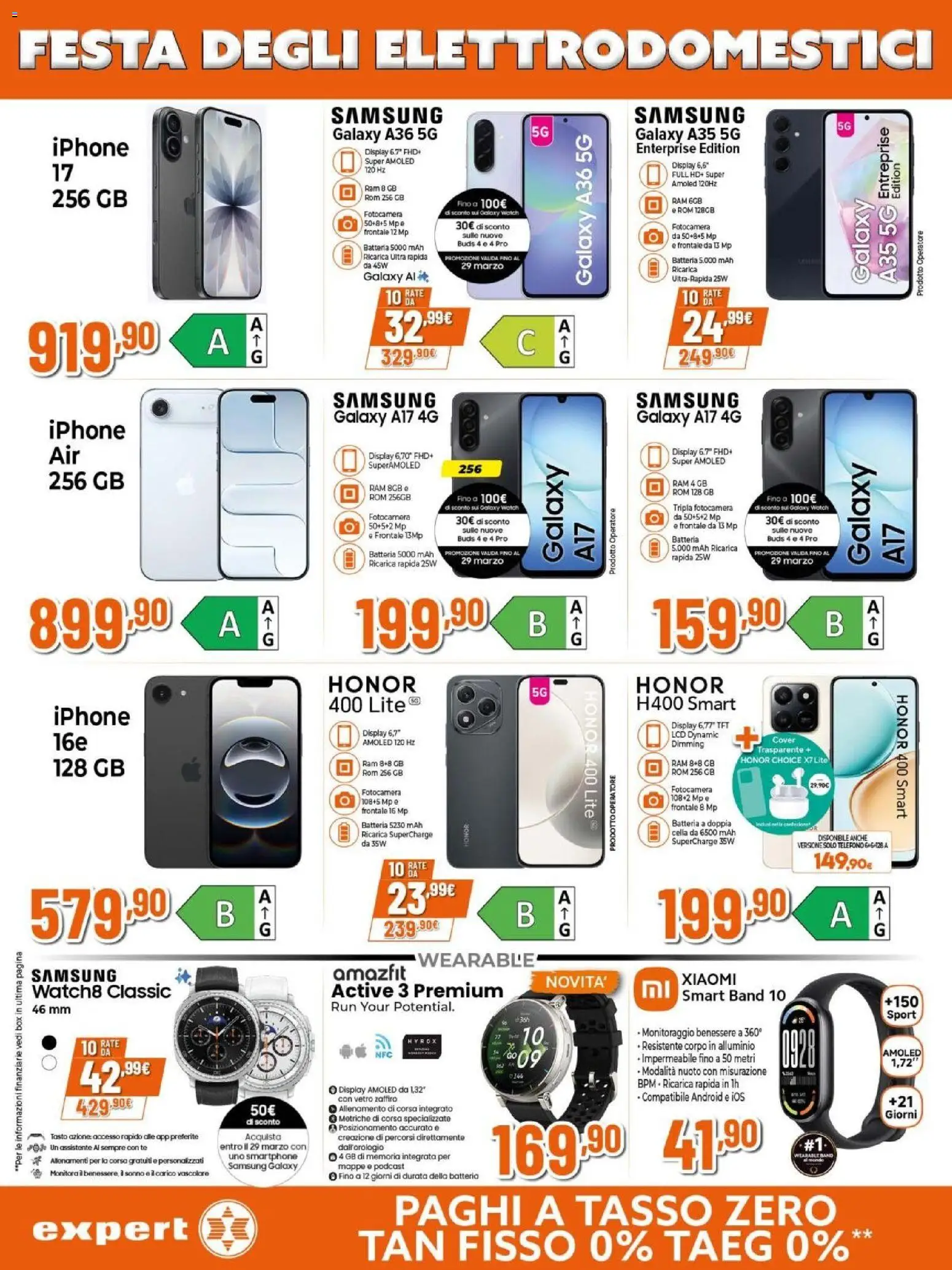 Volantino Expert del 12.03.2026 | Pagina: 27 | Prodotti: Xiaomi, Iphone, Fotocamera, Alluminio