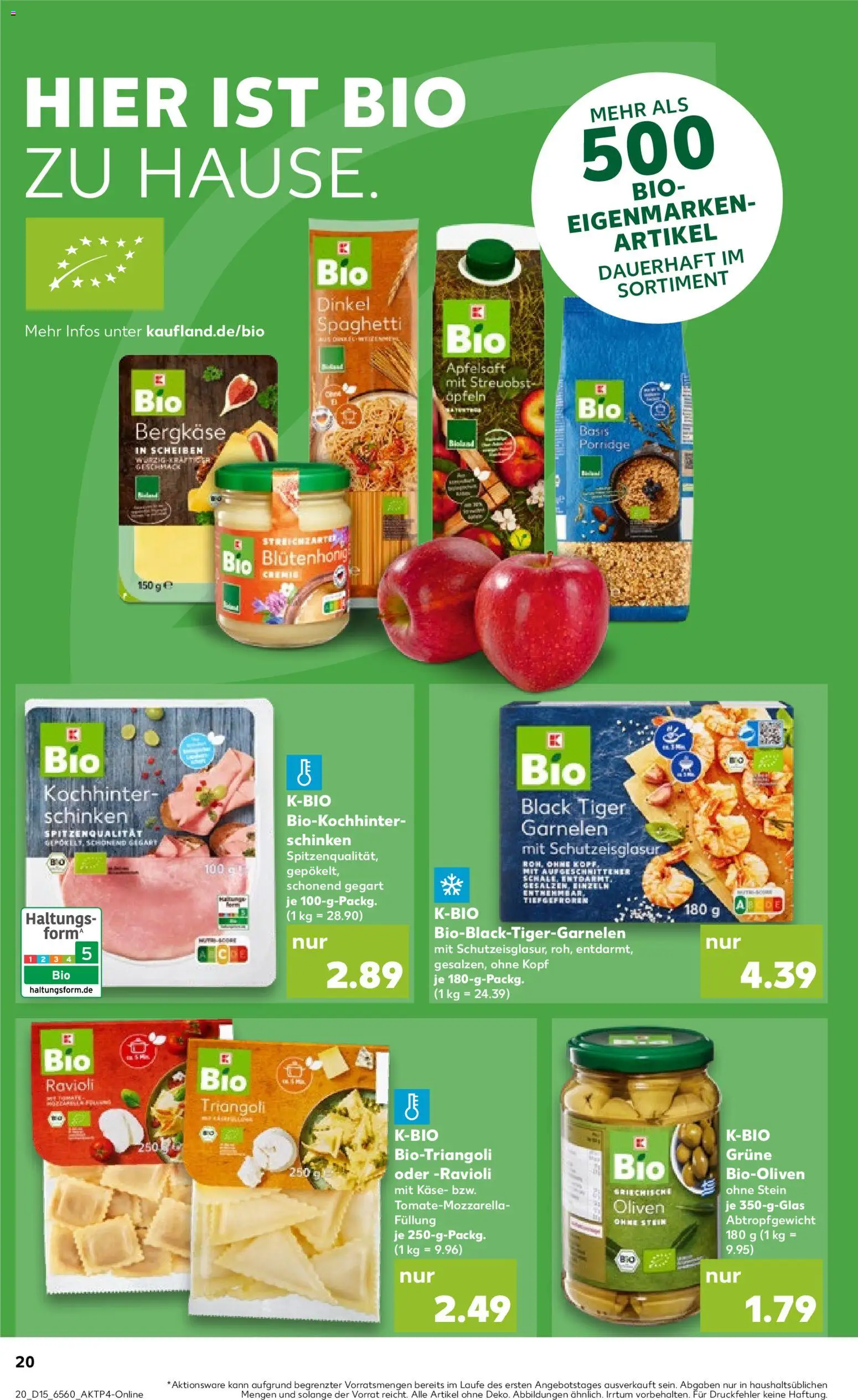 Kaufland Prospekt Völklingen	 – gültig ab 09.04.2026 | Seite: 20 | Produkte: Käse, Apple, Schinken, Tiger garnelen