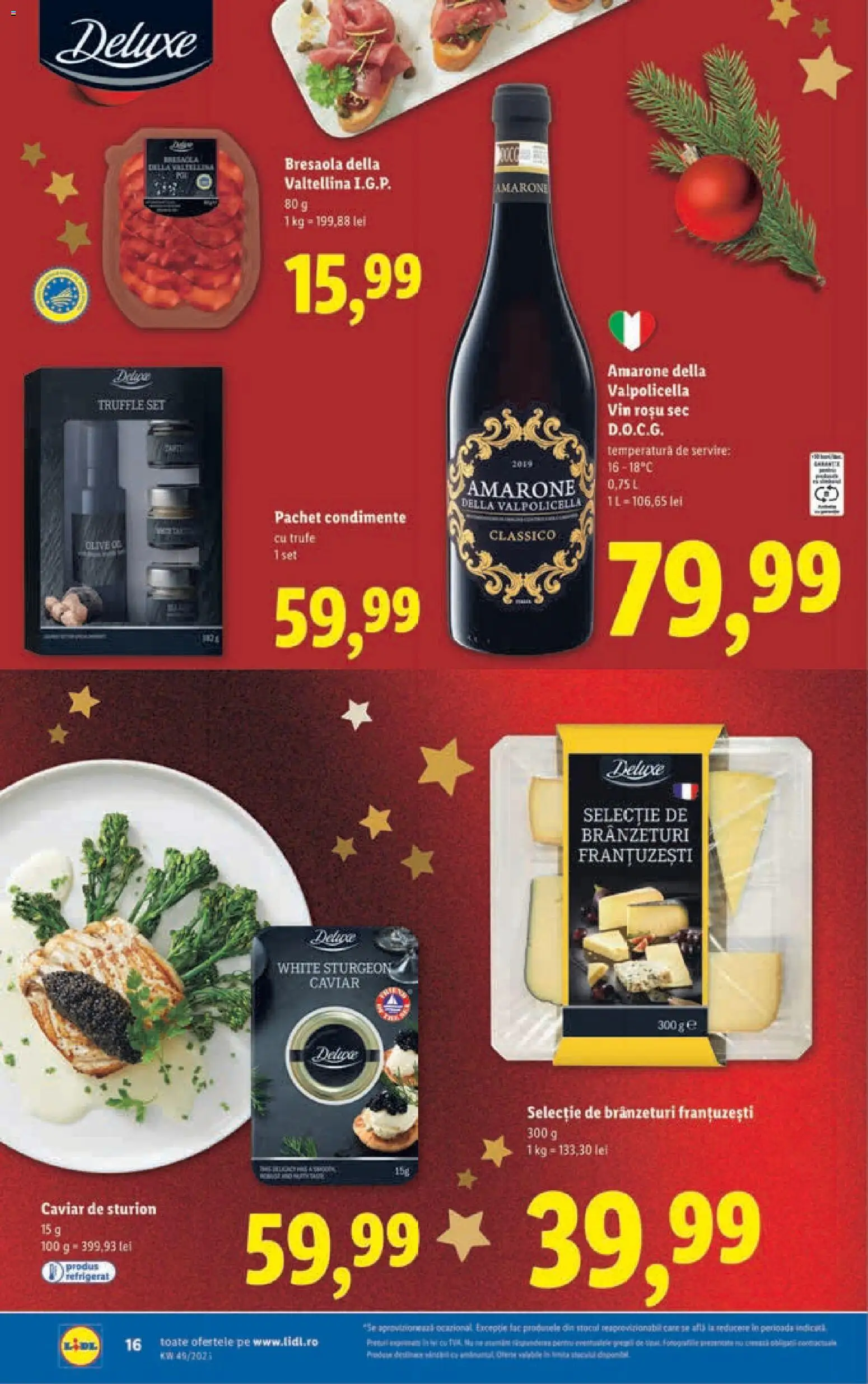 Noul catalog Lidl – valabil de la 01.12.2025 | Pagină: 16 | Produse: Vin, Condimente