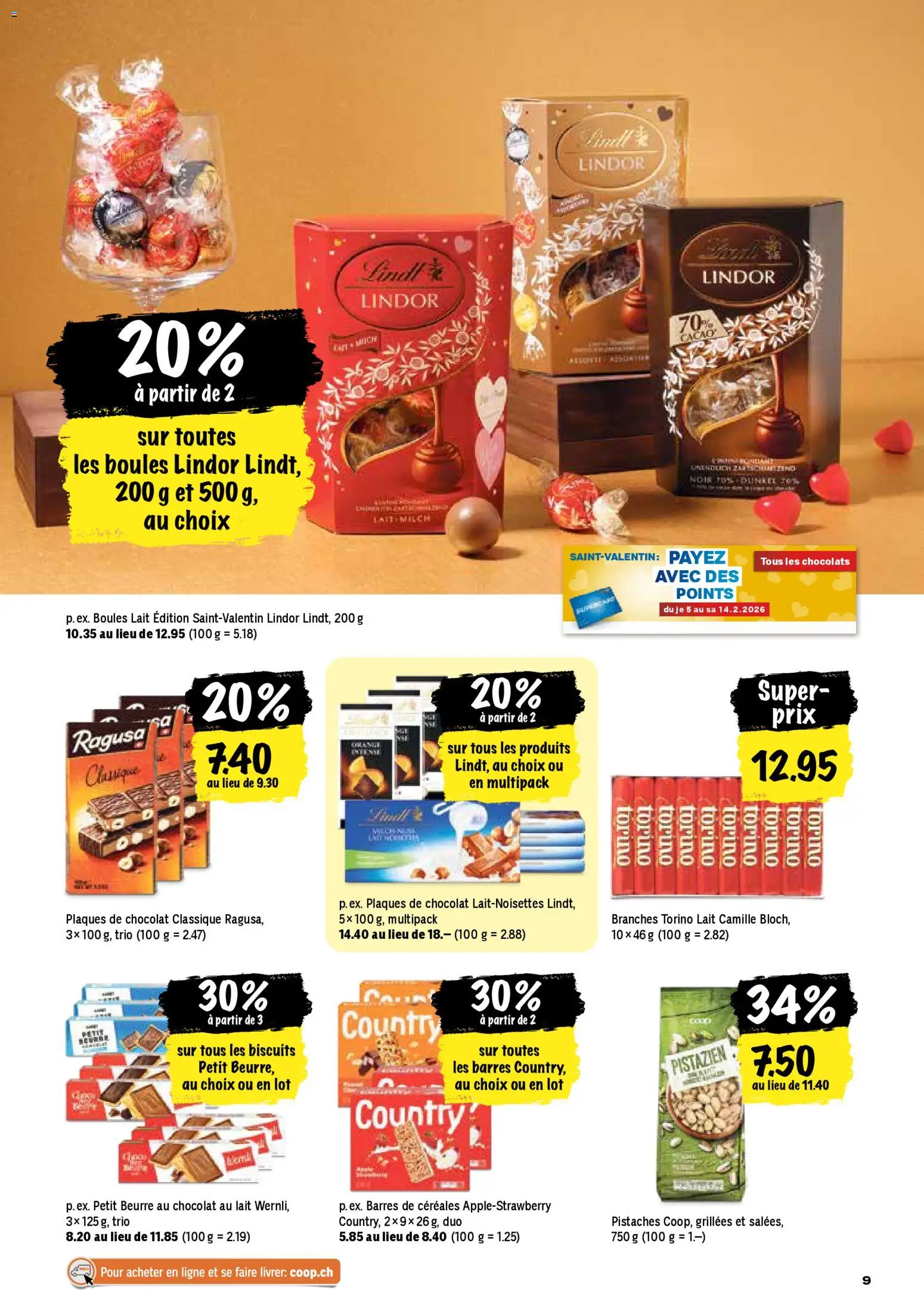 Coop - Les actions de la semaine – gültig ab 12.02.2026 | Seite: 9 | Produkte: Milch