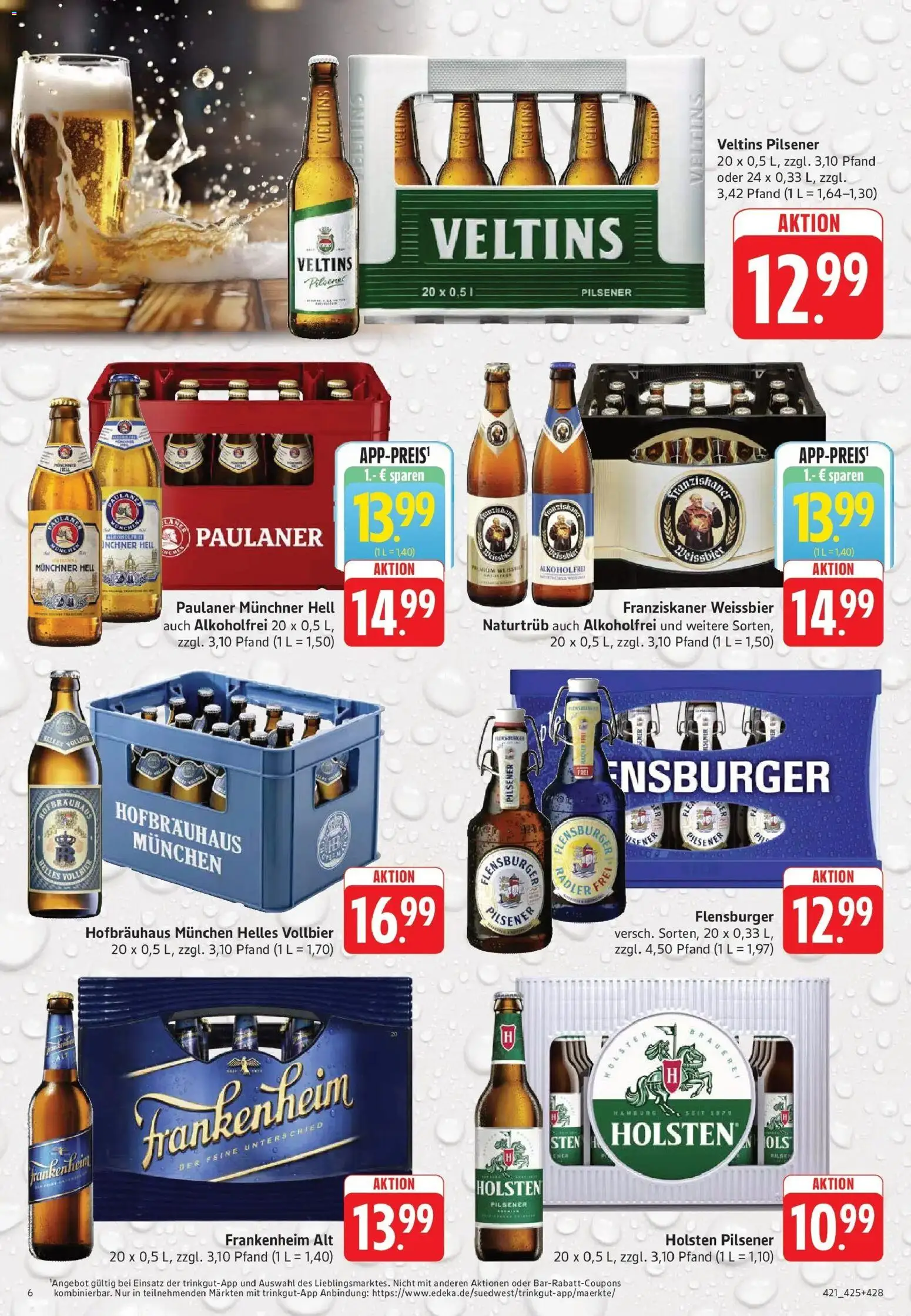 Trinkgut Prospekt Offenbach	 – gültig ab 27.04.2026 | Seite: 6 | Produkte: Holsten, Flensburger, Paulaner, Veltins