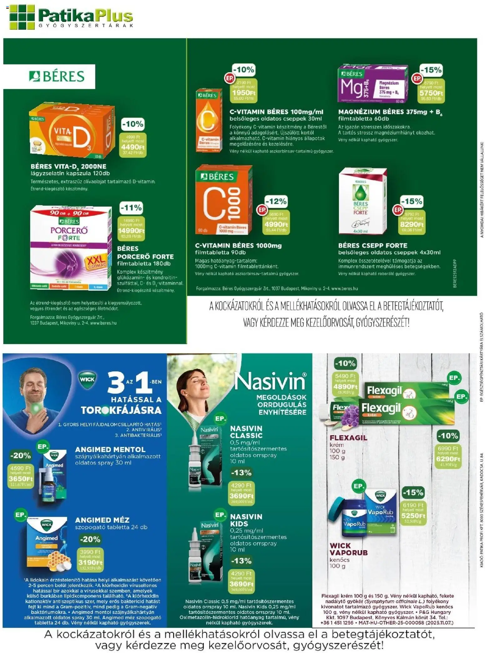 PatikaPlus akciós ujság - amely érvényes a következő dátumtól: 01.12.2025 | Oldal: 6