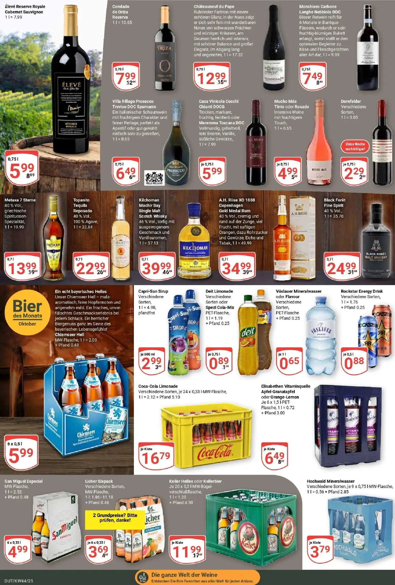Globus prospekt Wetzlar-Dutenhofen	 – gültig ab 26.10.2025 | Seite: 20 | Produkte: Whisky, Rockstar energy, Rotwein, Metaxa