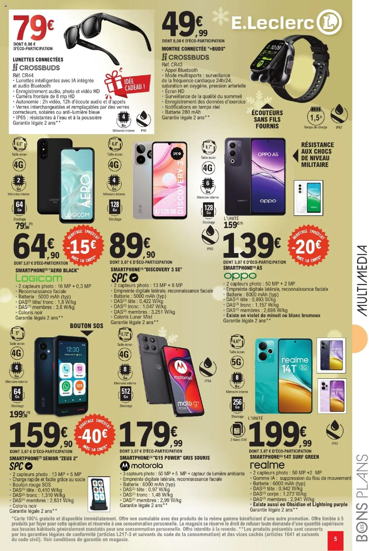 {H1} | Page: 5 | Produits: Audio, Batterie, Caméra, Lunettes