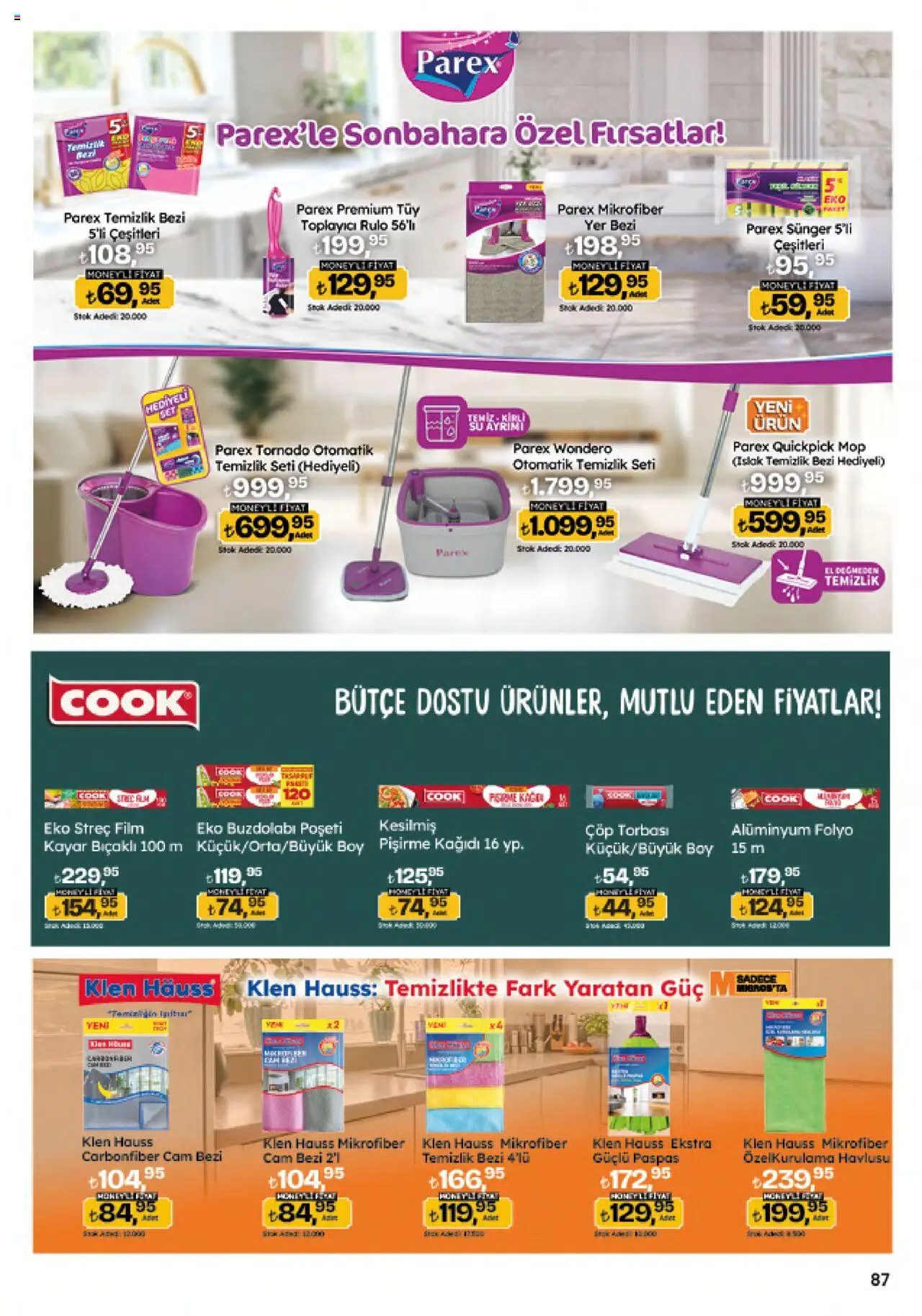 Migros Katalog - 5M Migroskop Dijital - 11.09.2025 tarihinden itibaren geçerlidir | Sayfa: 87 | Ürünler: Çöp torbası, Paspas, Su, Buzdolabı