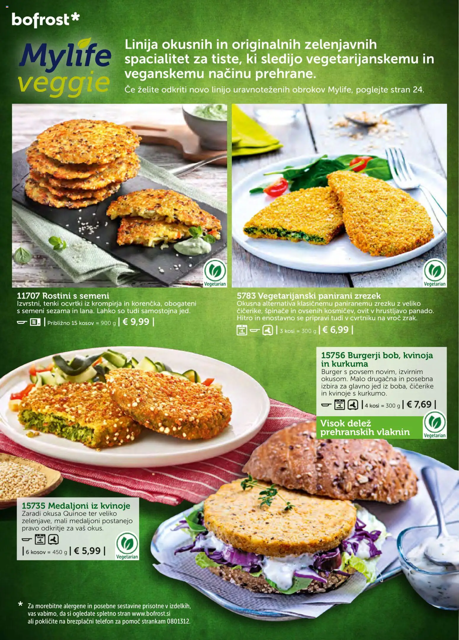 Novi Bofrost katalog ponudbe – veljaven od 01.11.2025 | Stran: 62 | Izdelki: Telefon, Burgerji
