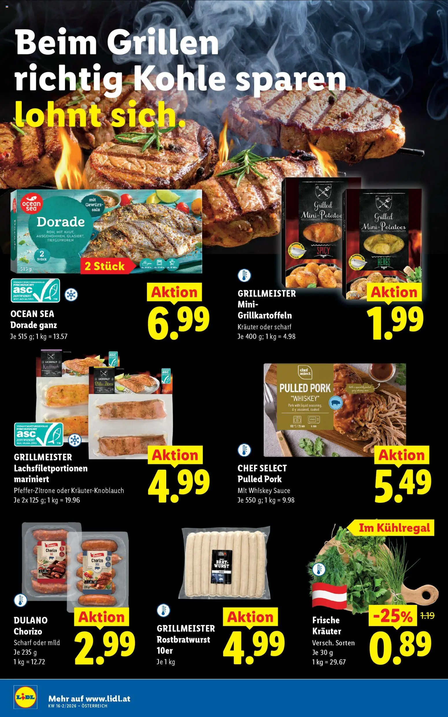 Lidl - Flugblatt gültig ab 16.04.2026 | Seite: 8 | Produkte: Whiskey, Salz, Wurst