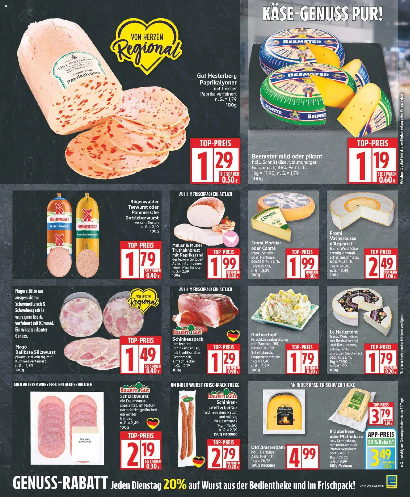 Edeka Prospekt 	 – gültig ab 02.03.2026 | Seite: 5 | Produkte: Wurst, Petersilie, Schinken, Schweinefleisch