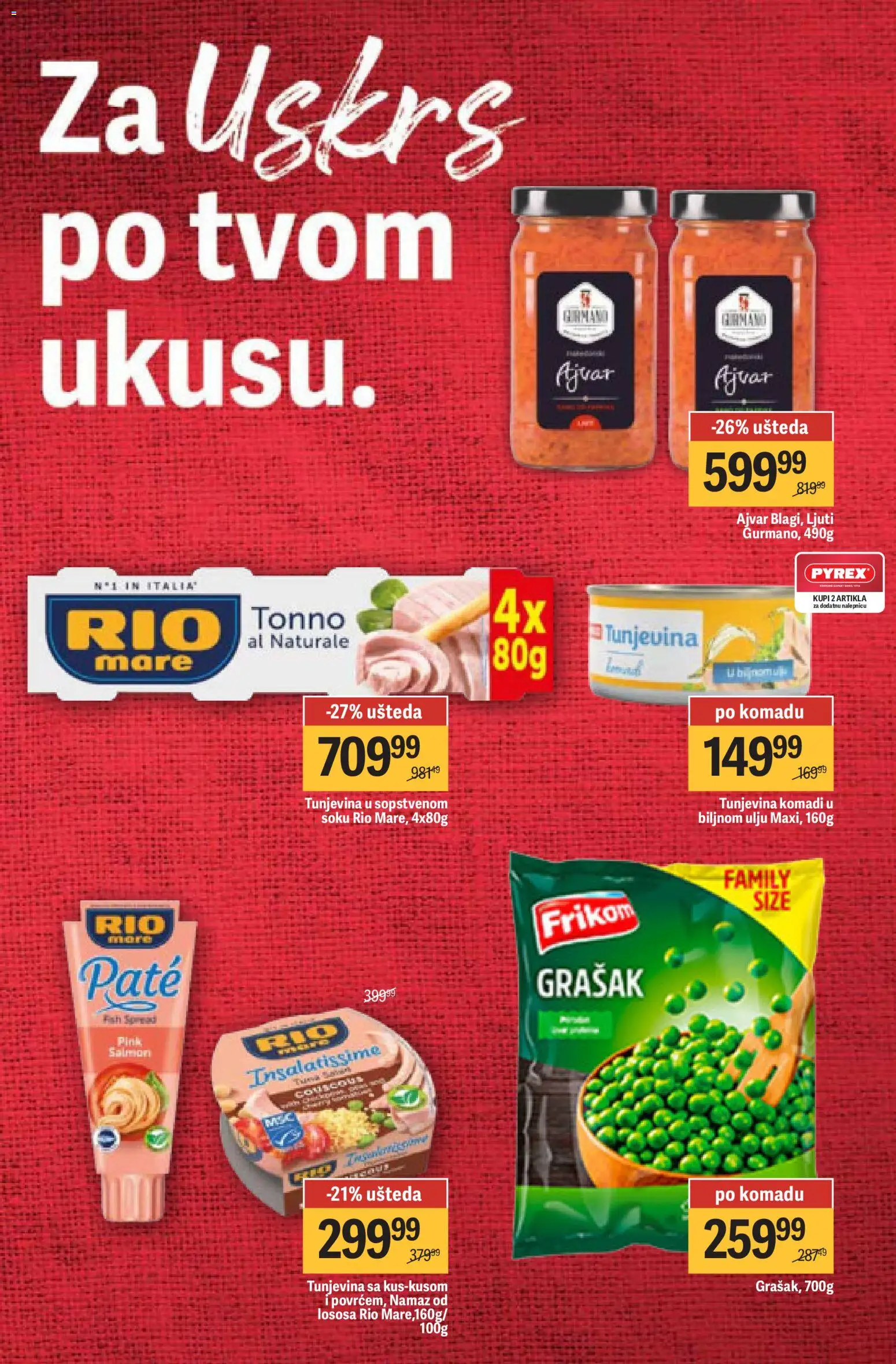 Maxi katalog - važi od 02.04.2026 | Strana: 22 | Proizvode: Ajvar, Grašak