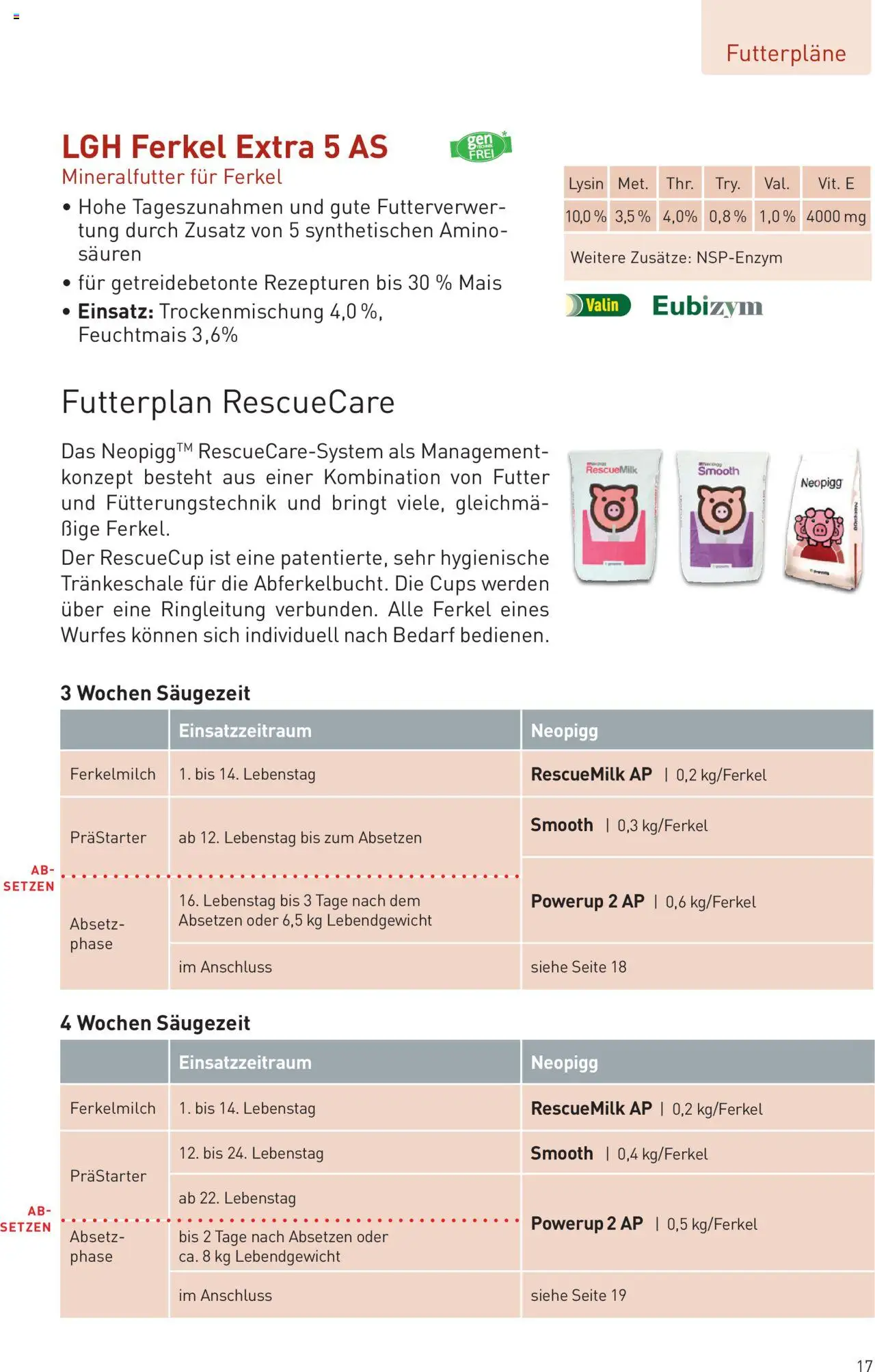 Lagerhaus Prospekt Zuchtsau & Ferkel gültig ab 14.03.2025 | Seite: 17