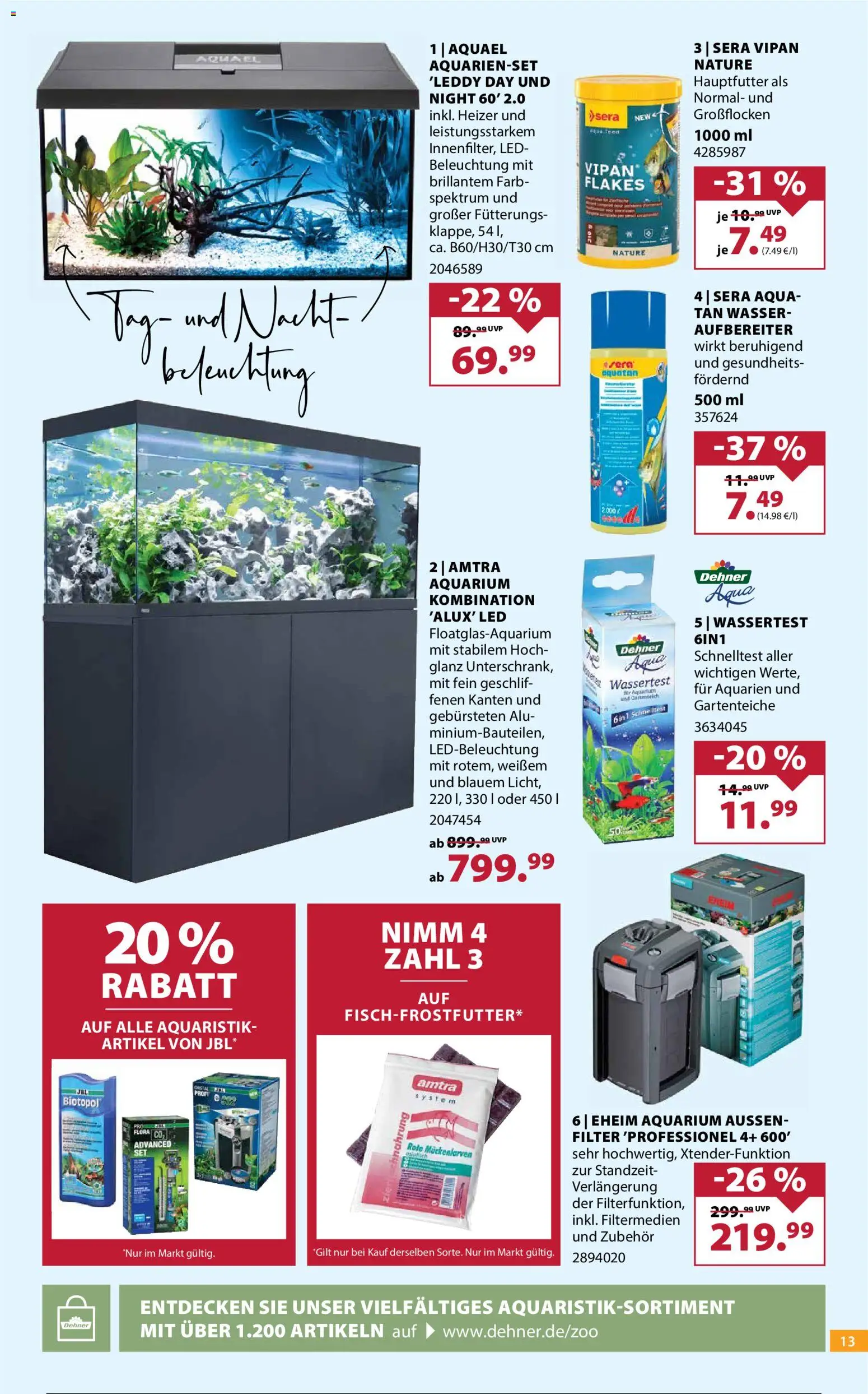 Dehner Prospekt 	 – gültig ab 19.11.2025 | Seite: 13 | Produkte: Wasser