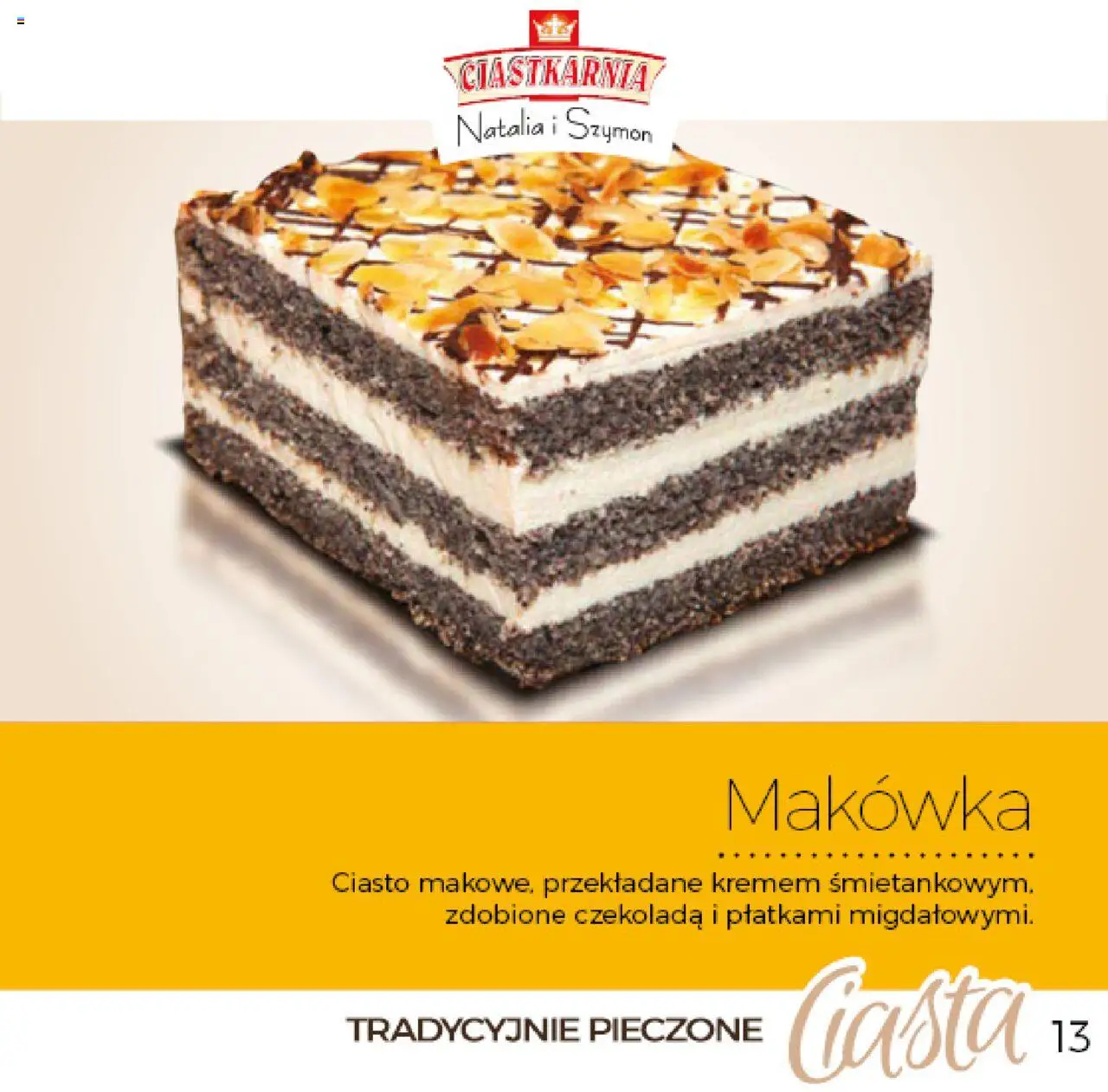 Topaz Gazetka - Ciast od 04.06.2025 | Strona: 13 | Produkty: Galaretka, Ciasto