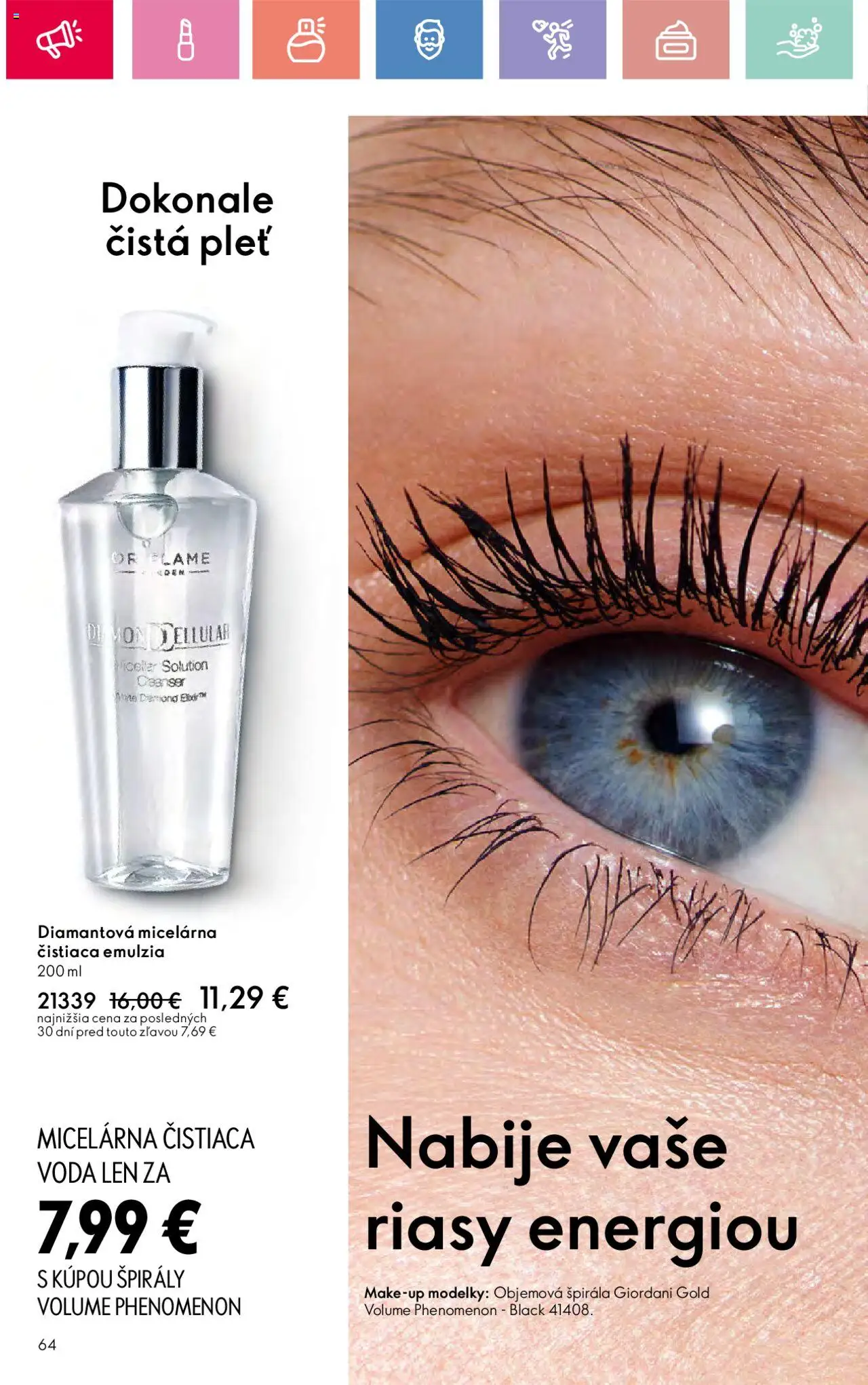 Katalóg Oriflame 9 2025 │ platný od 15.06.2025 | Strana: 64 | Produkty: Voda