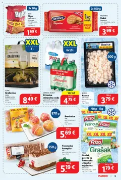 Plodine katalog | vrijedi od 27.08.2025 | Stranica: 3 | Proizvodi: Mineralna voda, Povrće, Grašak, Kozice