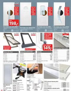 Bauhaus katalog akcije – veljaven od 06.11.2025 | Stran: 28 | Izdelki: Okenska polica, Okno, Kljuka, Vrata