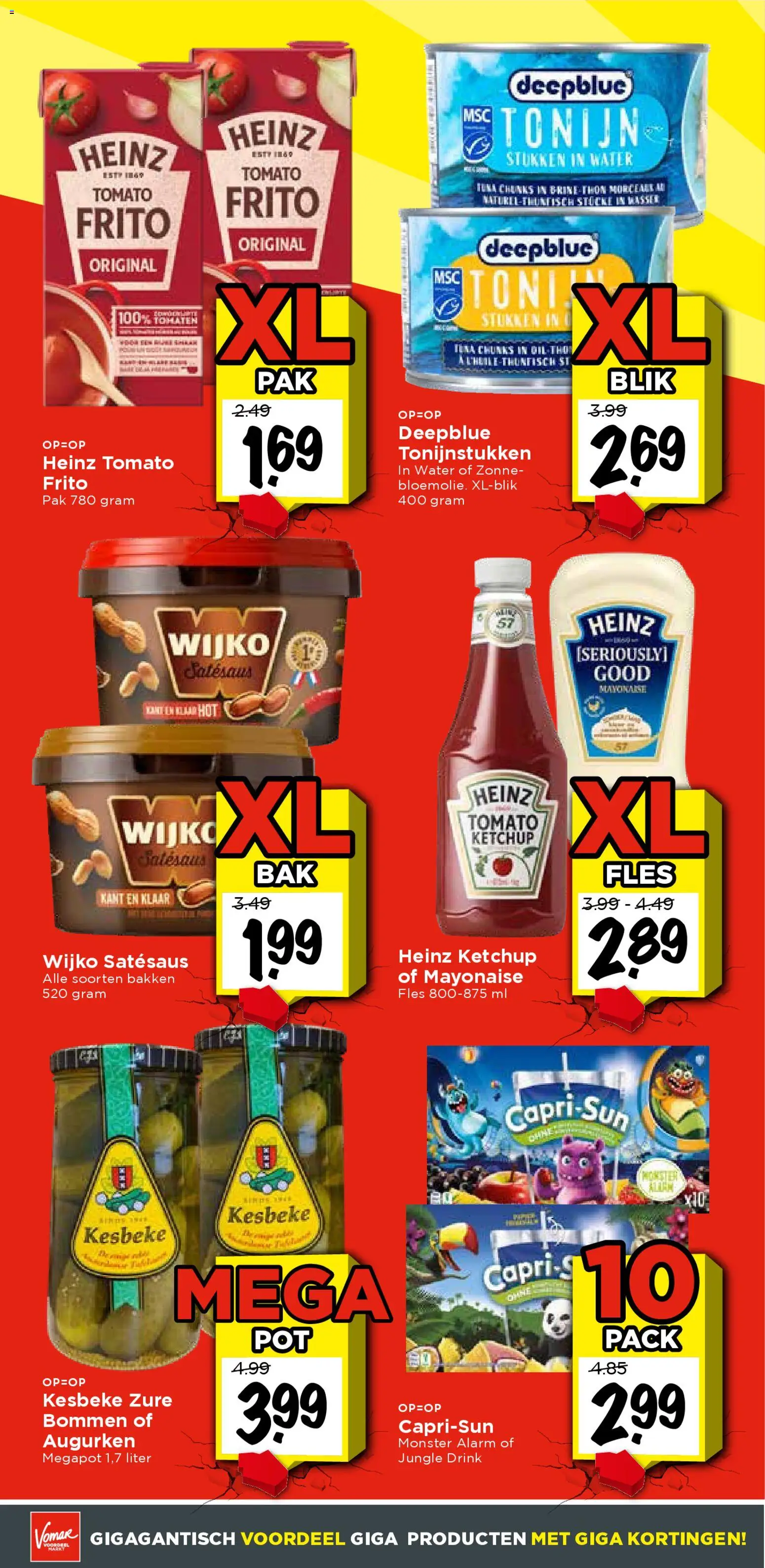 {H1} | Pagina: 12 | Producten: Ketchup, Fles, Monster, Tonijn