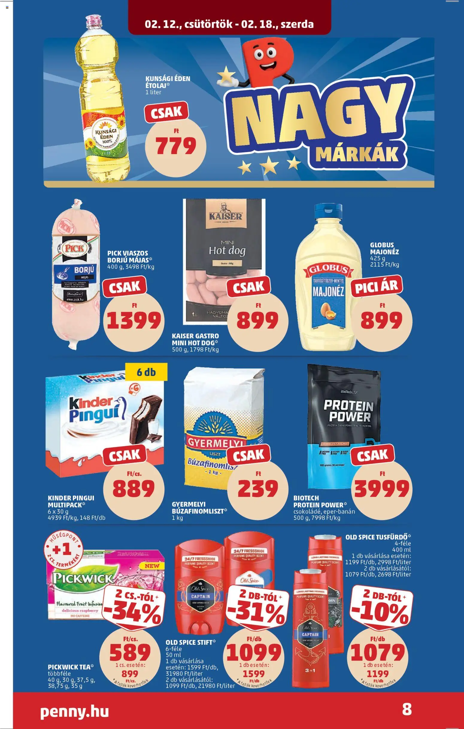 PENNY akciós ujság - amely érvényes a következő dátumtól: 12.02.2026 | Oldal: 10