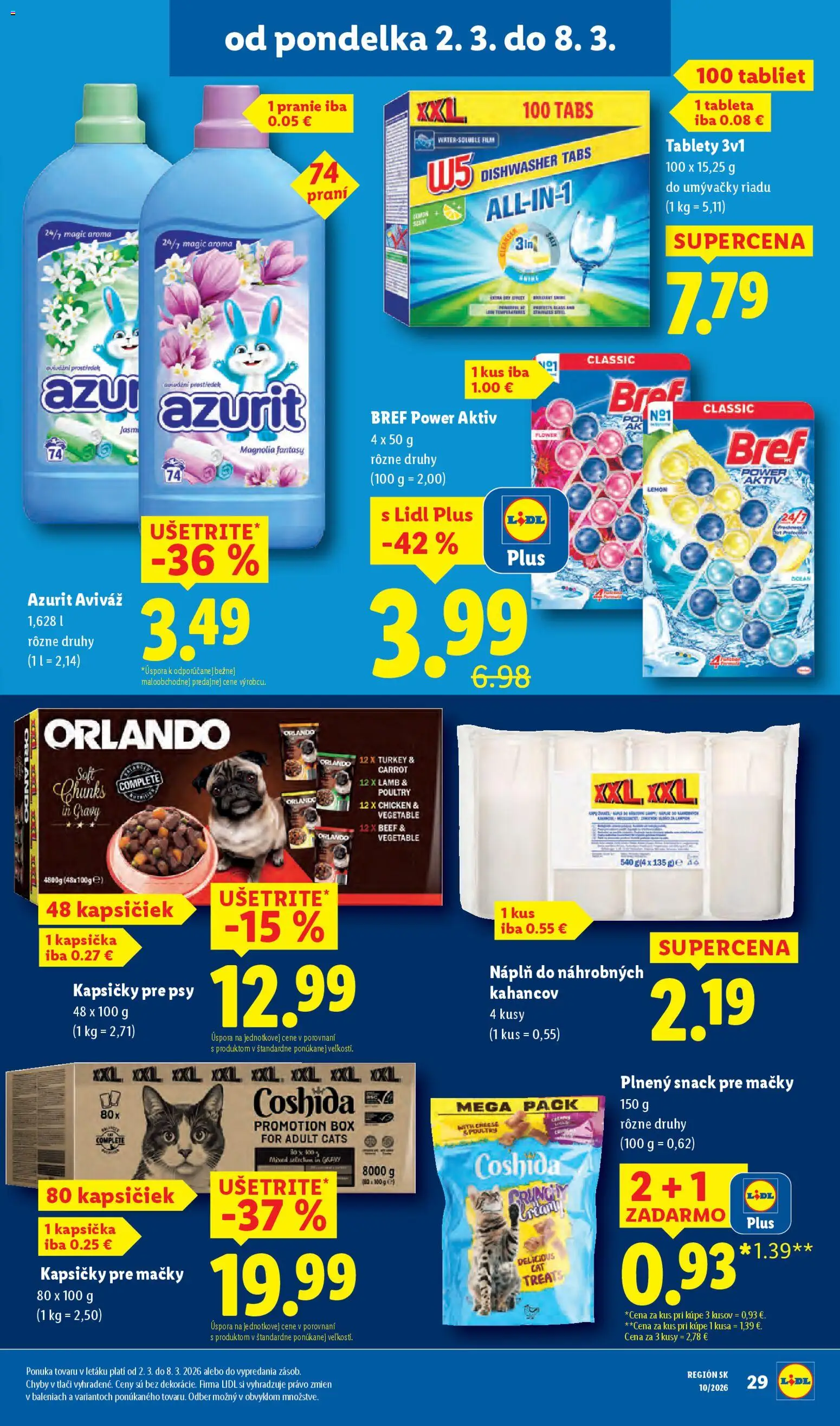 Nové Lidl akcie – leták je platný od 05.03.2026 | Strana: 73 | Produkty: Aviváž