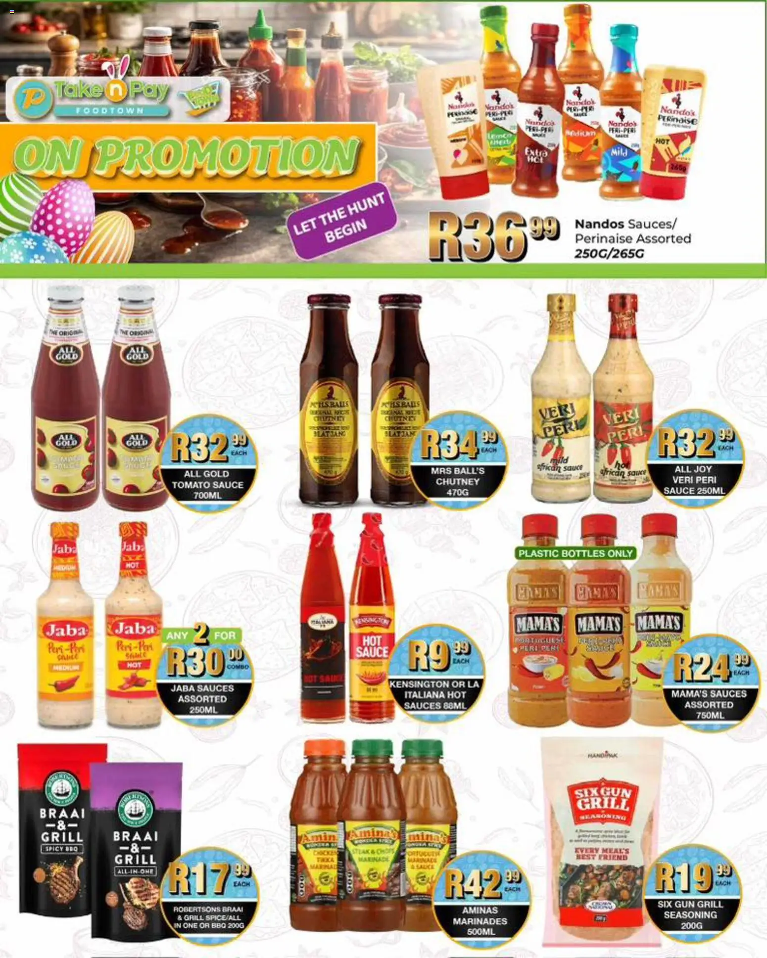 New Take n Pay catalogue – valid from 23.03.2026 | Page: 15 | Products: Grill, Steak, Sauces, Sauce