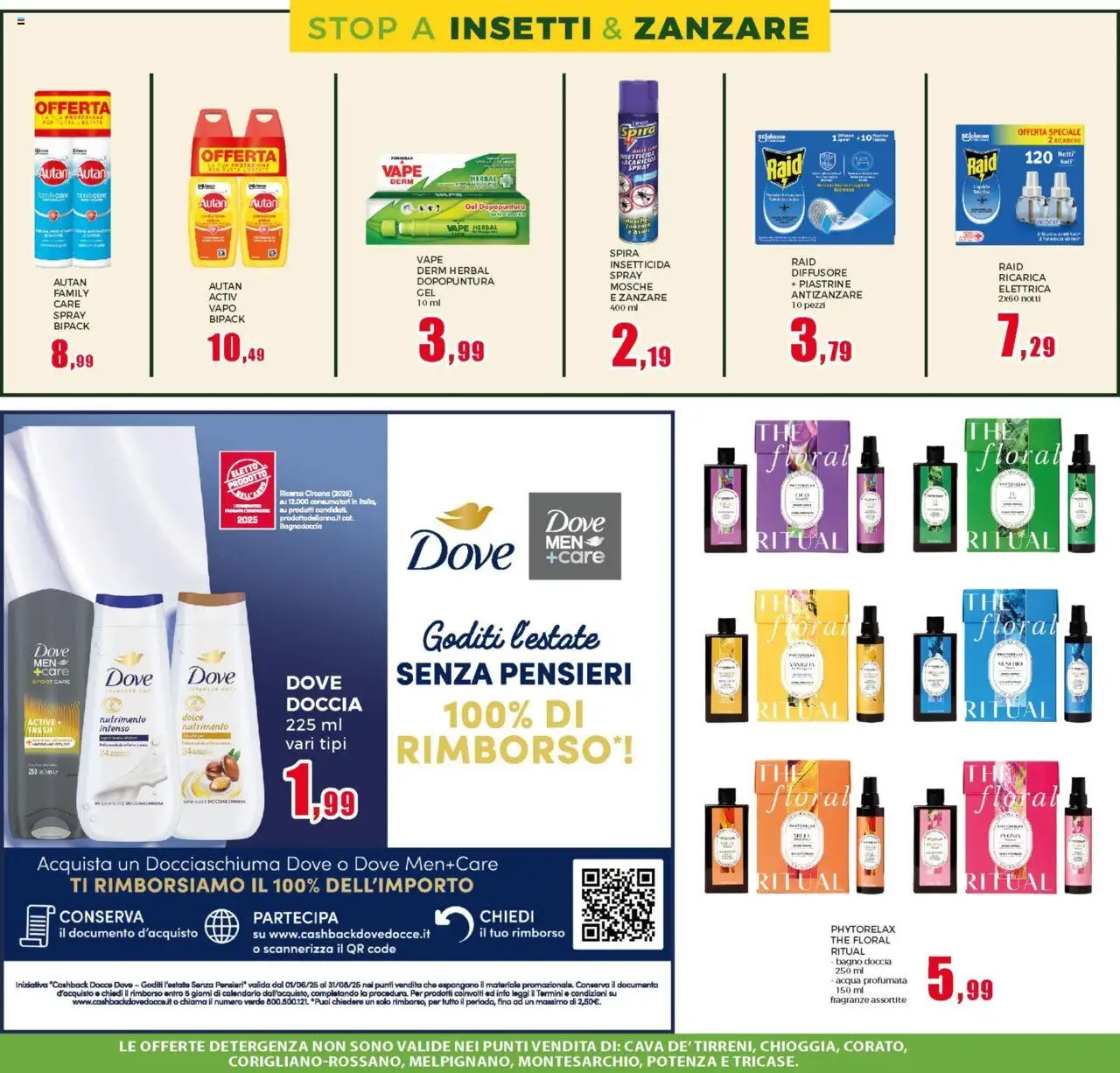 Volantino Happy Casa del 06.08.2025 | Pagina: 33 | Prodotti: Antizanzare, Insetticida, Bagno, Doccia