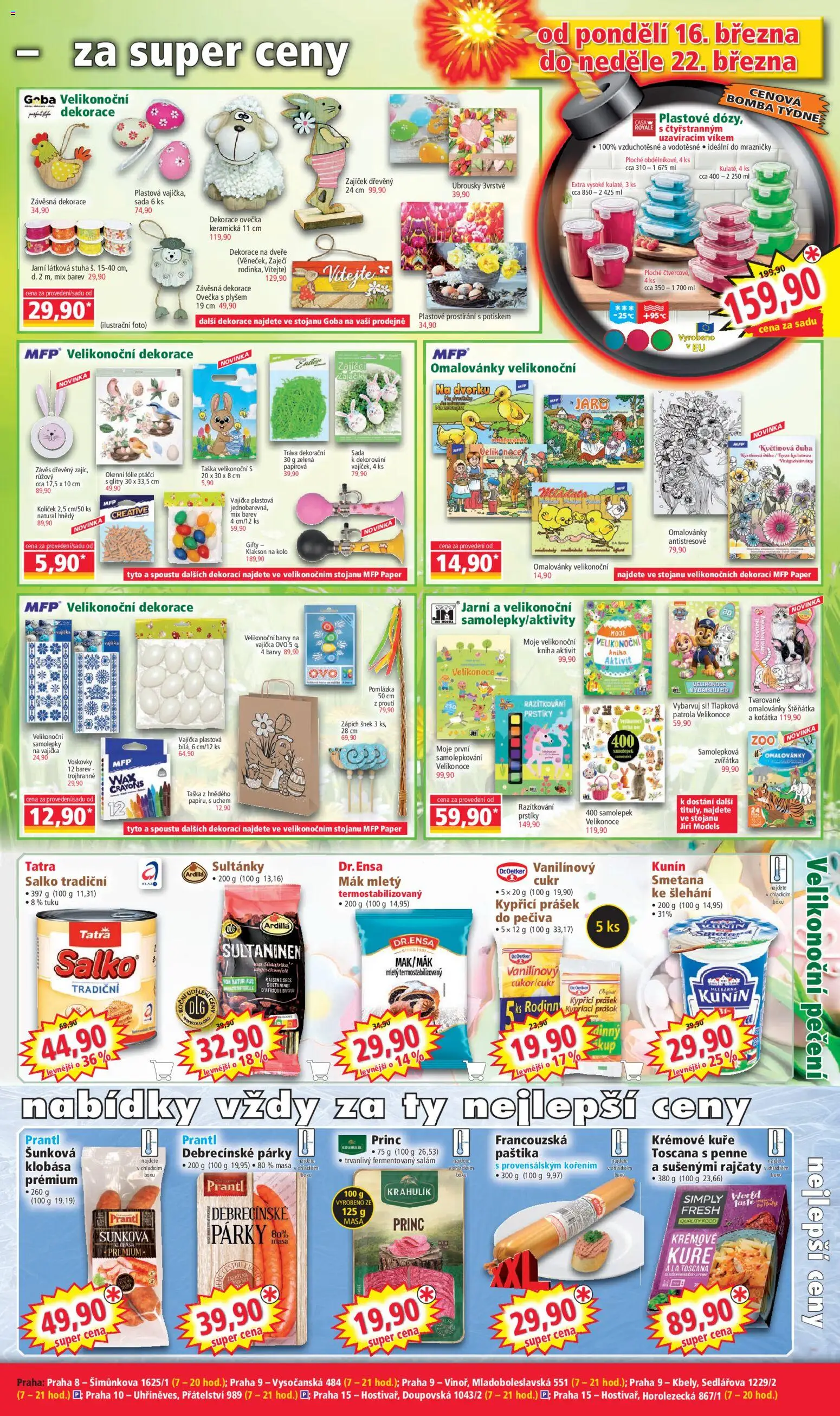 Norma leták od 16.03.2026 | Strana: 3 | Produkty: Salám, Smetana, Salko, Paštika
