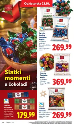 Lidl veruj u čuda svakog dana - pregled Lidl kataloga - važi od 23.10.2025 | Strana: 12 | Proizvode: Bombone, Lešnik, Candy