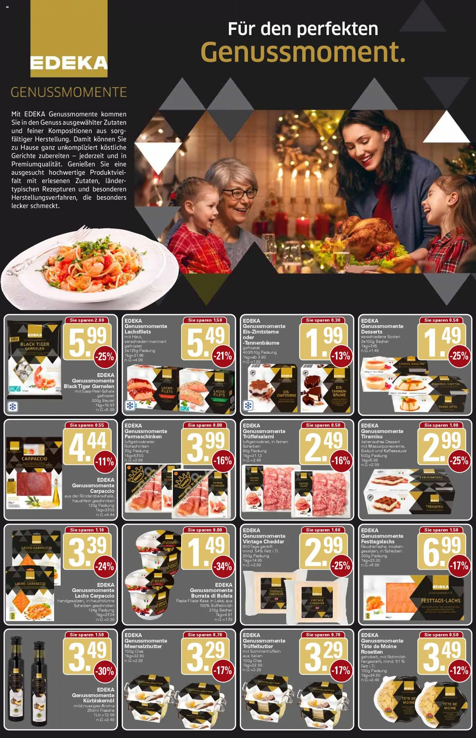 WEZ Prospekt – gültig ab 15.12.2025 | Seite: 11 | Produkte: Garnelen, Burrata, Tiger garnelen, Eis