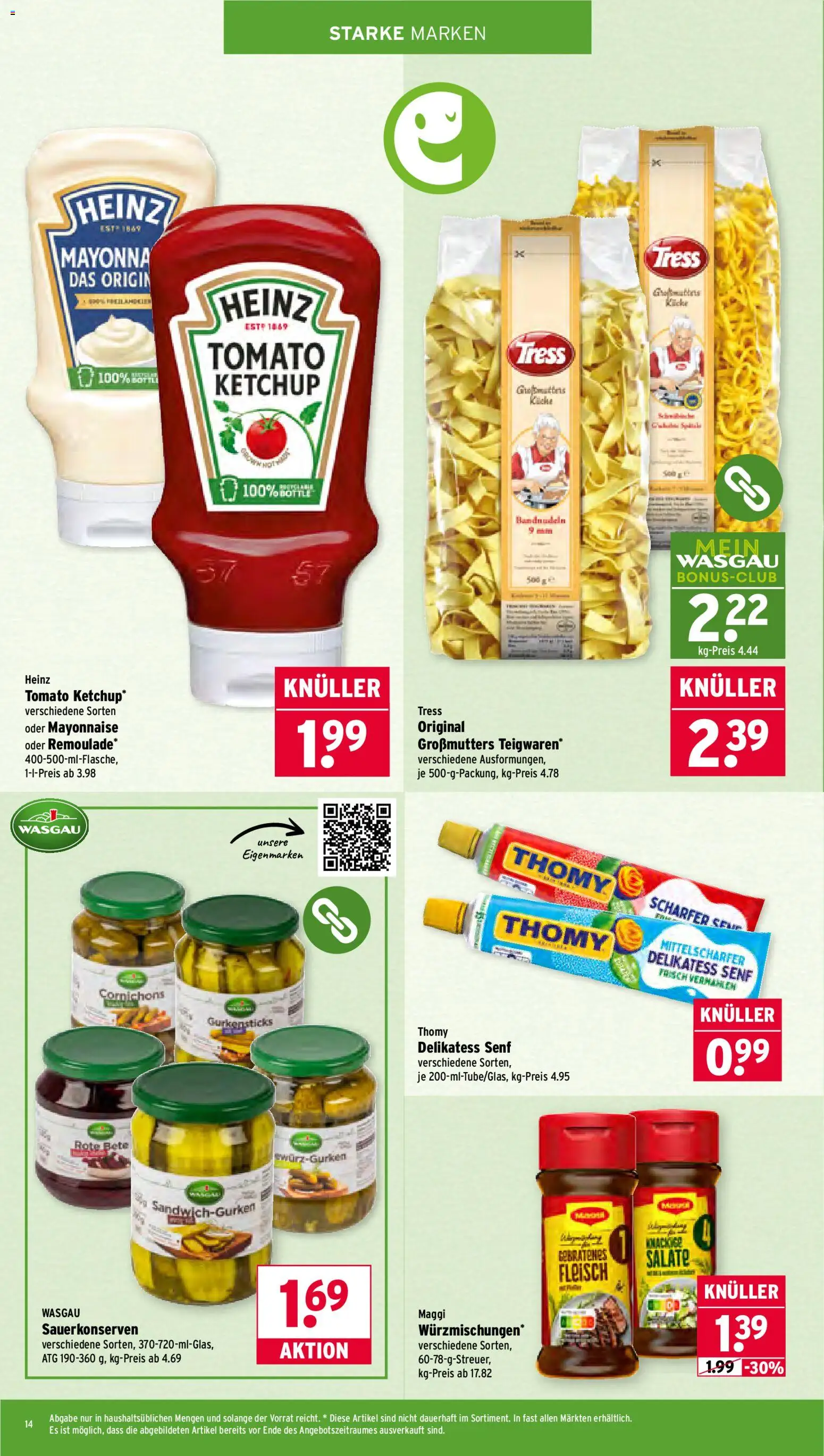 Wasgau Prospekt 	 – gültig ab 09.03.2026 | Seite: 14