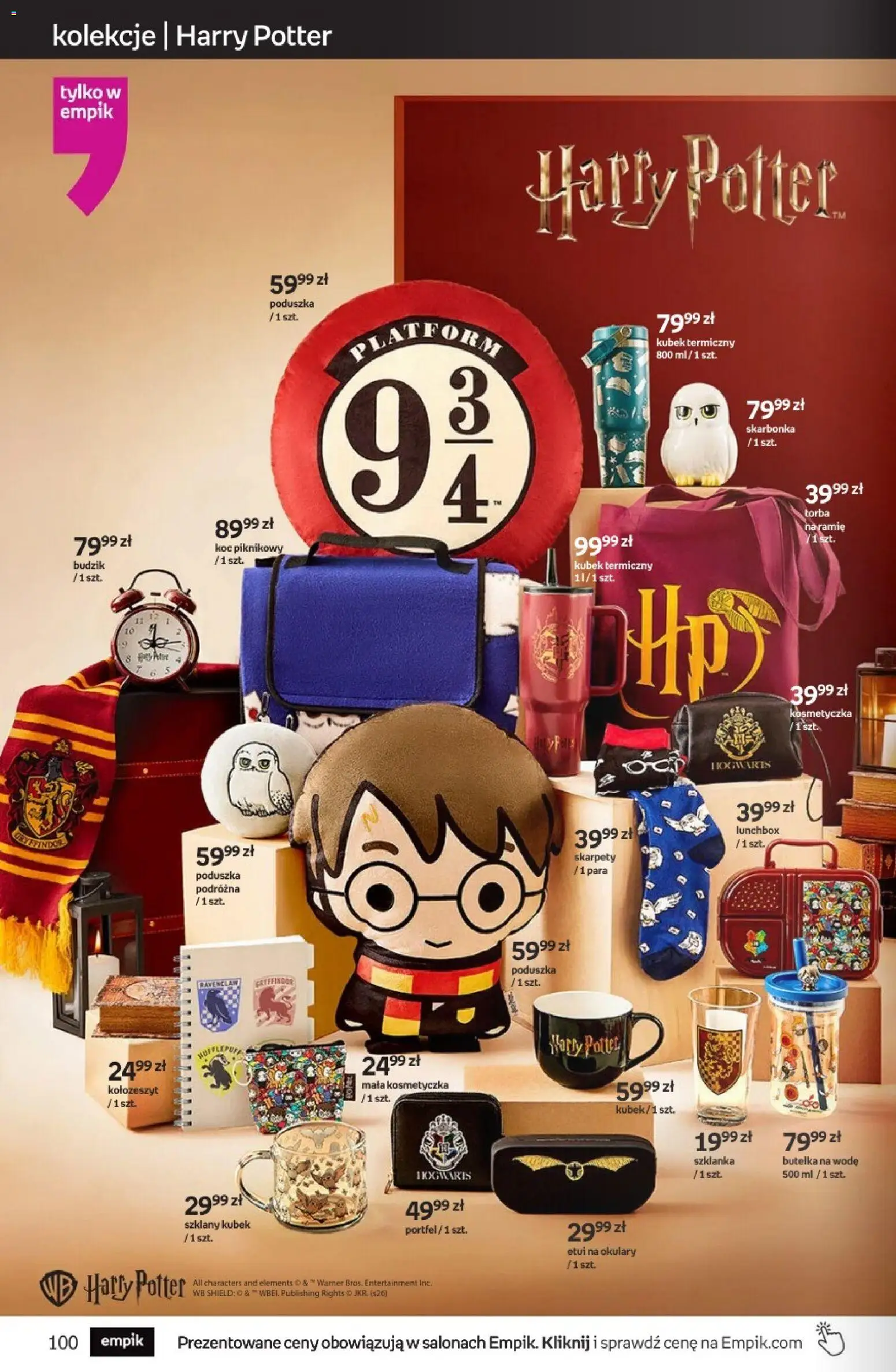 Empik promocje od 08.04.2026 | Strona: 100 | Produkty: Szklanka, Skarpety, Torba, Koc