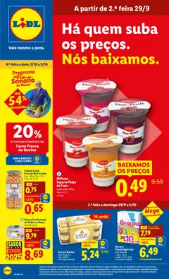 Pré-visualização Lidl folheto válido de 29.09.2025