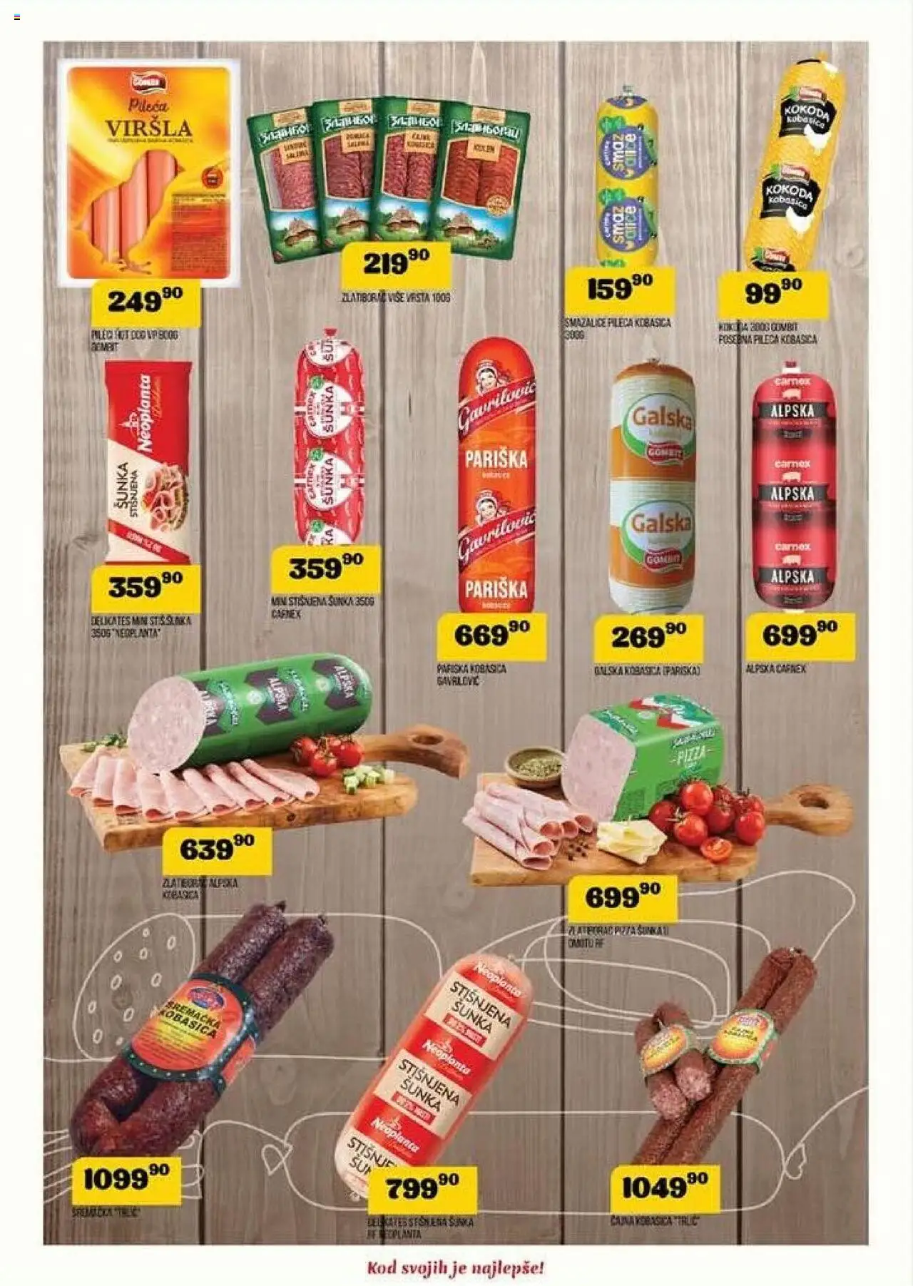 VP Dima katalog - važi od 14.08.2025 | Strana: 5 | Proizvode: Hot dog, Šunka, Kobasica