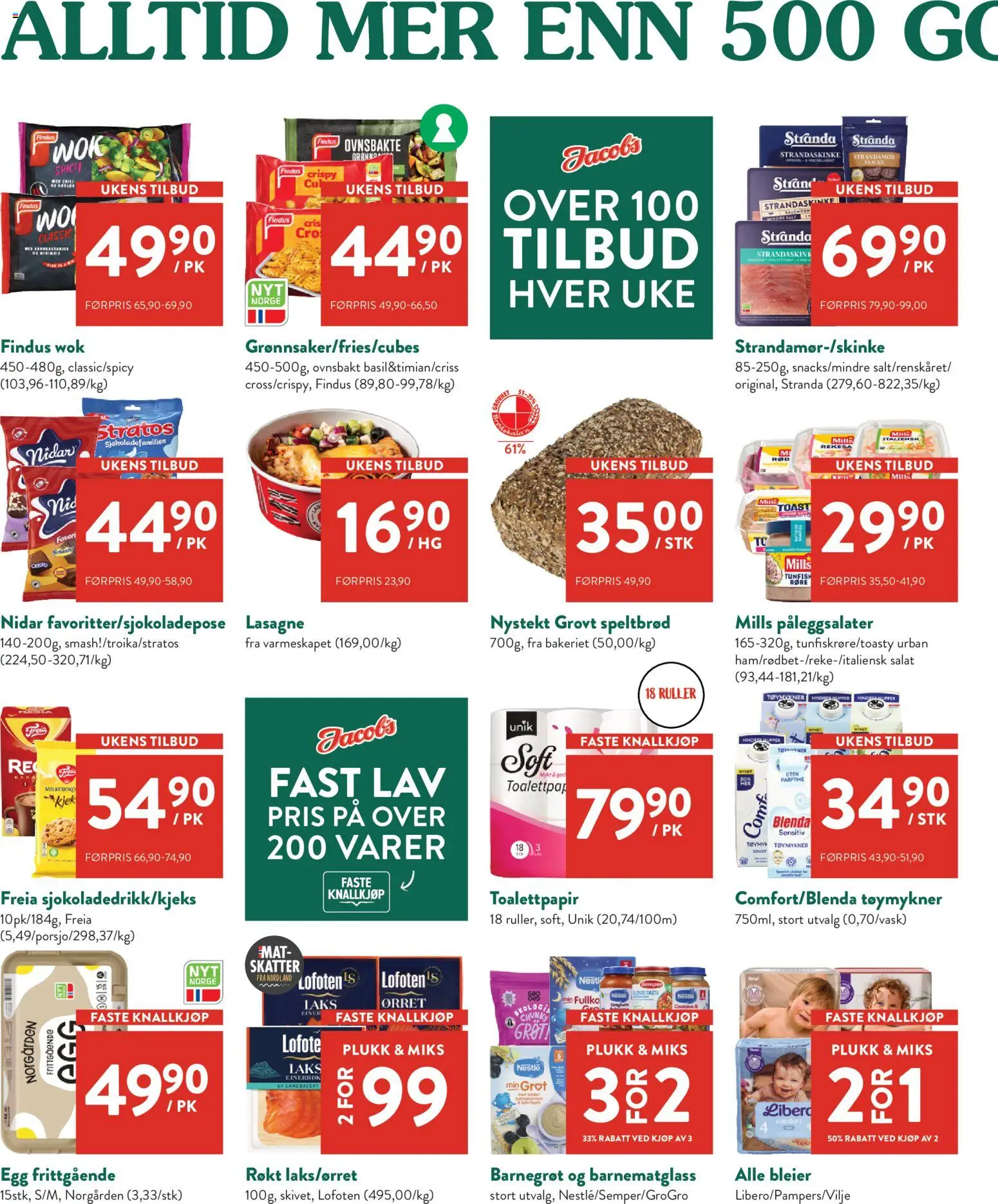 {H1} | Side: 6 | Produkter: Tøymykner, Egg, Skyr, Суміш дитяча