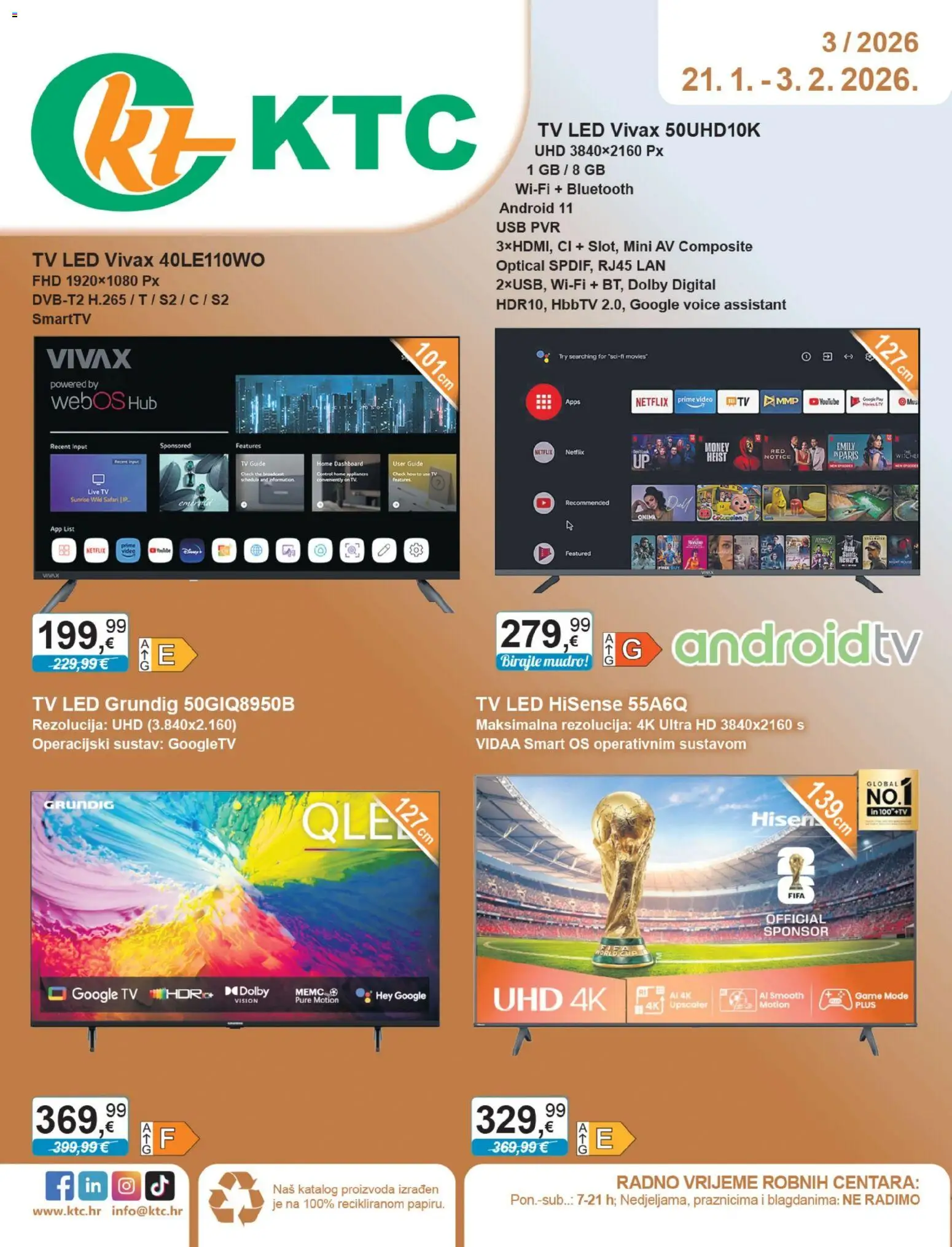 KTC katalog | vrijedi od 21.01.2026 | Stranica: 1 | Proizvodi: Tv, Video, USB