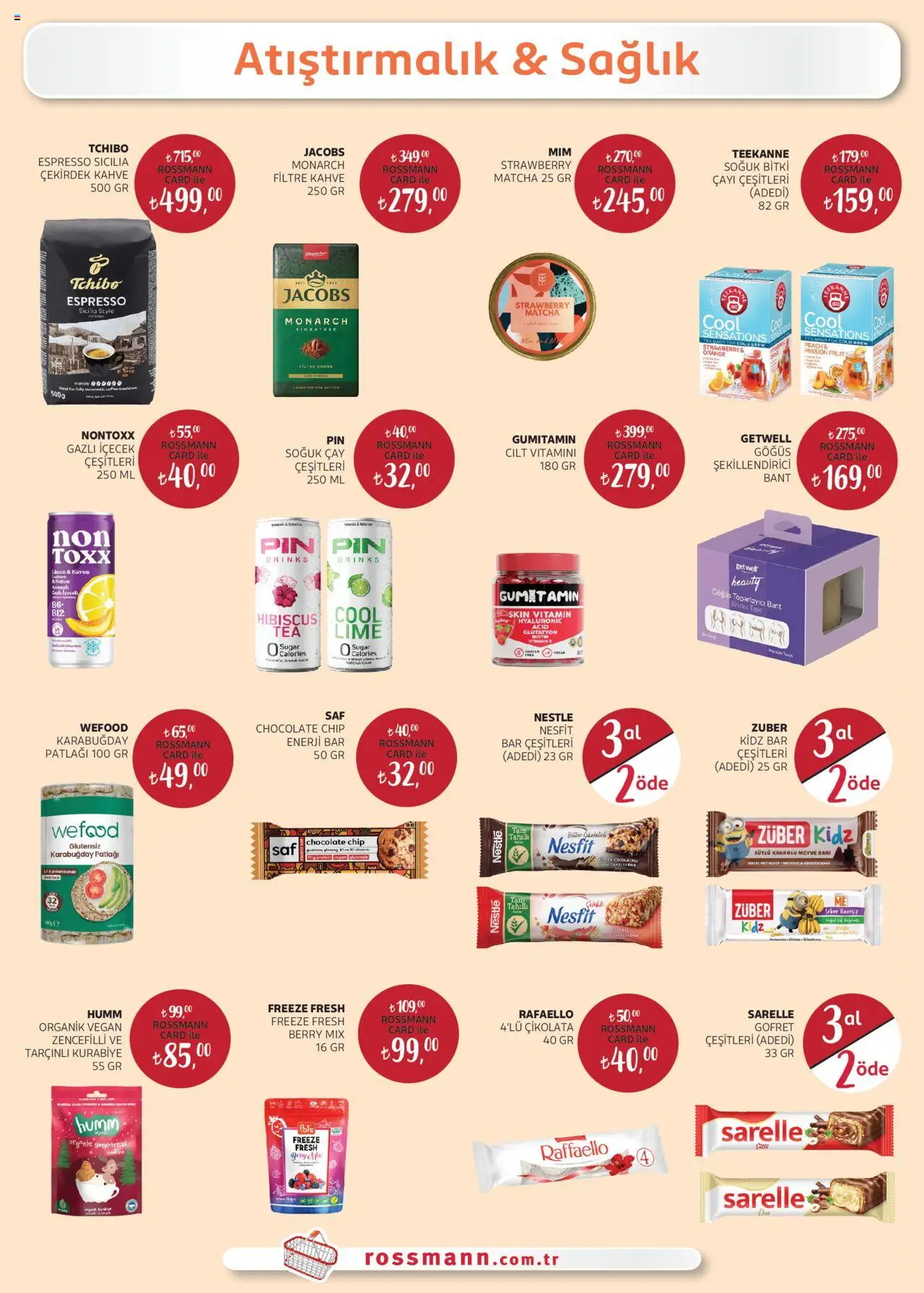 Rossmann Ağustos Ev & Yaşam Kataloğu - 04.08.2025 tarihinden itibaren geçerlidir | Sayfa: 13 | Ürünler: Gofret, Çay, Kavun, Gazlı içecek