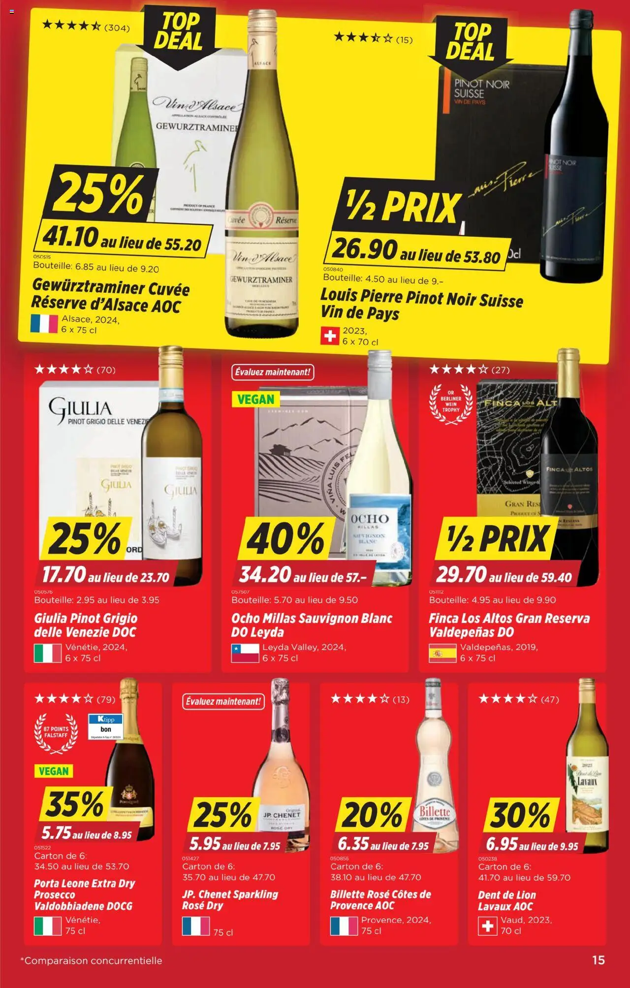 Denner Aktionen FR ab 19.08.2025 | Seite: 15 | Produkte: Wein