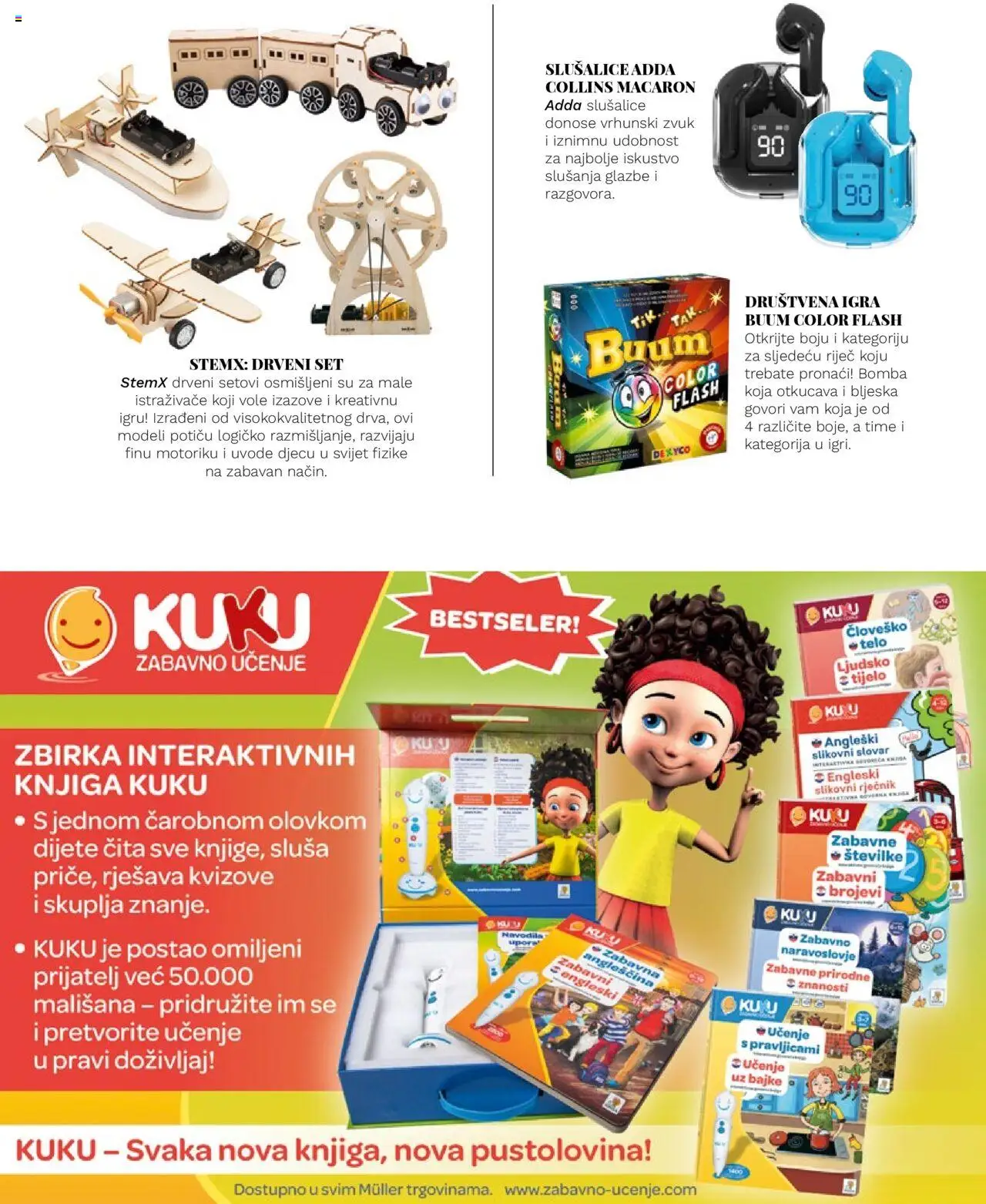 Müller katalog | vrijedi od 11.08.2025 | Stranica: 45 | Proizvodi: Slušalice, Igra