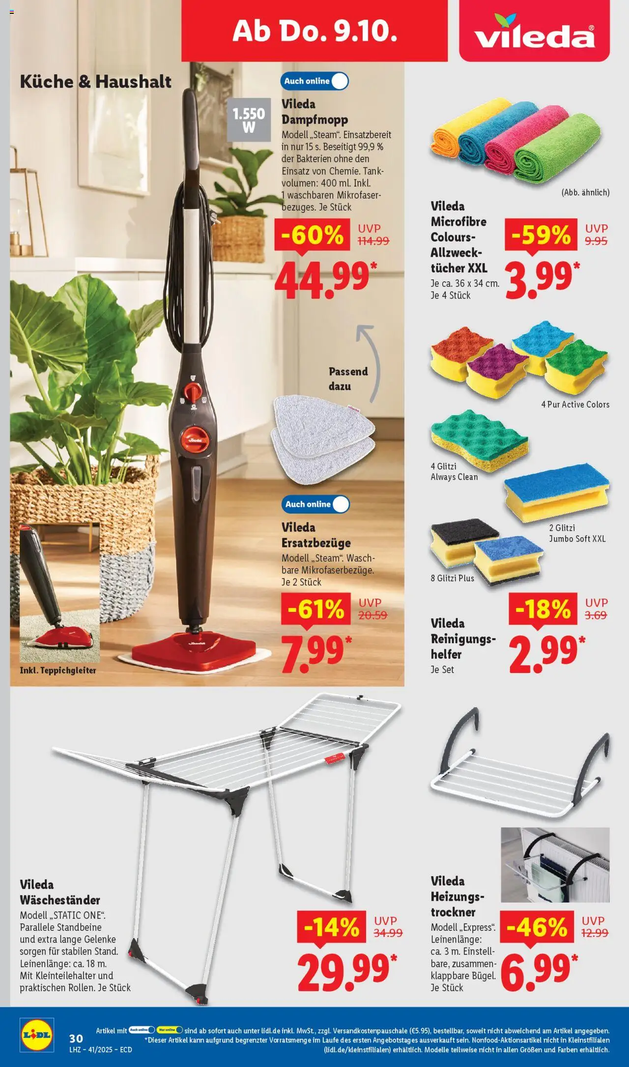 Lidl Prospekt Gundelsheim – gültig ab 06.10.2025 | Seite: 24 | Produkte: Trockner, Küche, Waschestander