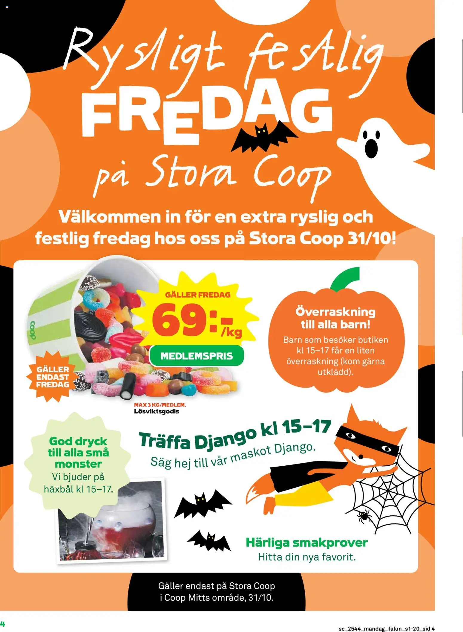 Stora Coop reklamblad aktuell från 27.10.2025 | Sida: 4 | Produkter: Såg, Galler