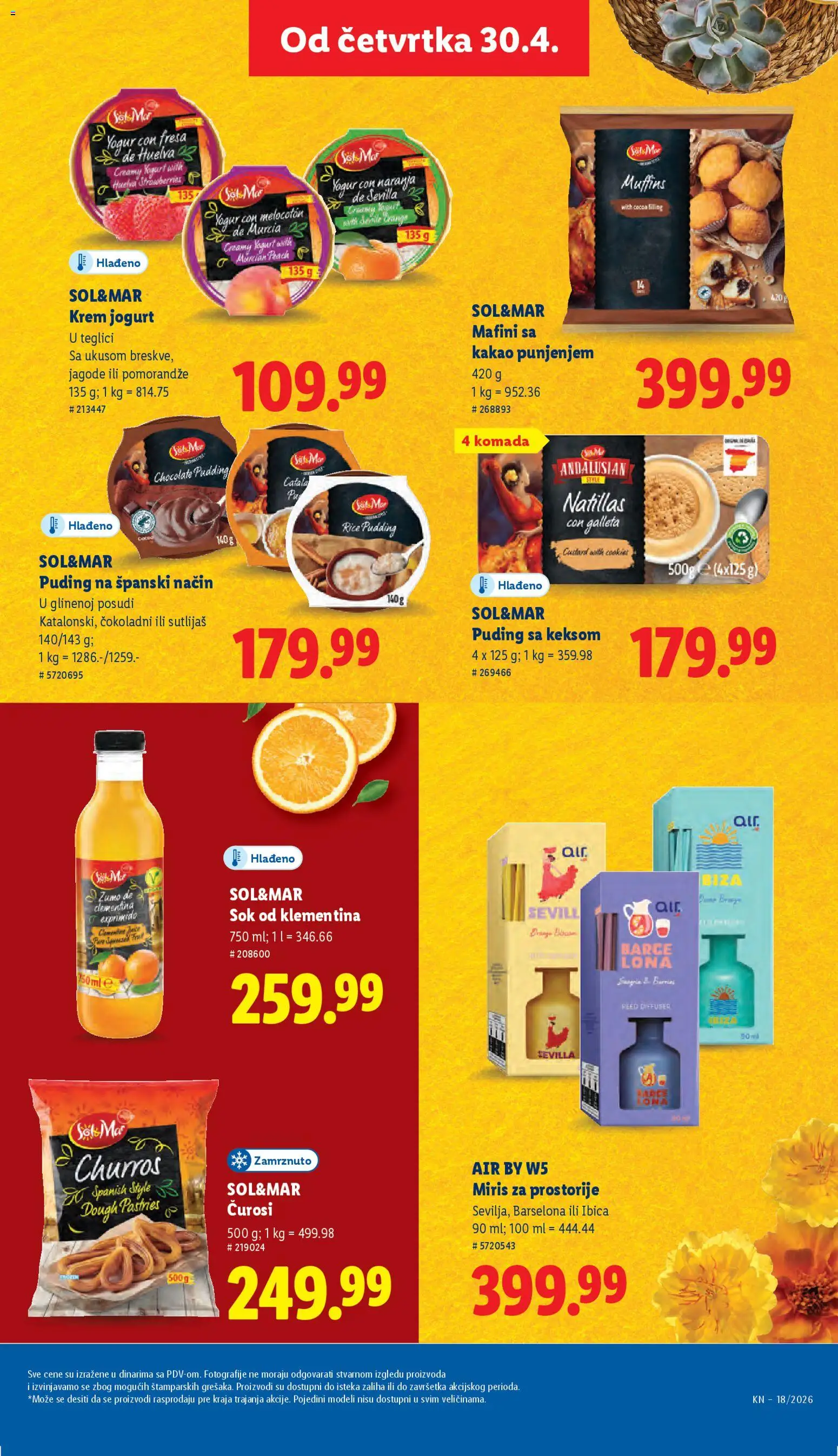 Lidl katalog - važi od 30.04.2026 | Strana: 61 | Proizvode: Jagode, W5, Jogurt, Sok