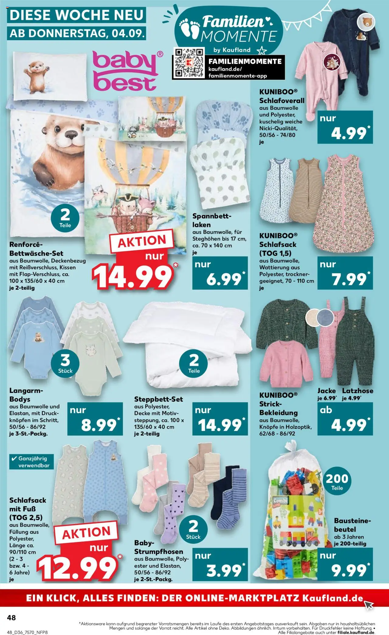 Kaufland prospekt Bremen	 - gültig ab dem 04.09.2025 | Seite: 48 | Produkte: Trockner, Kissen, Schlafsack, Jacke