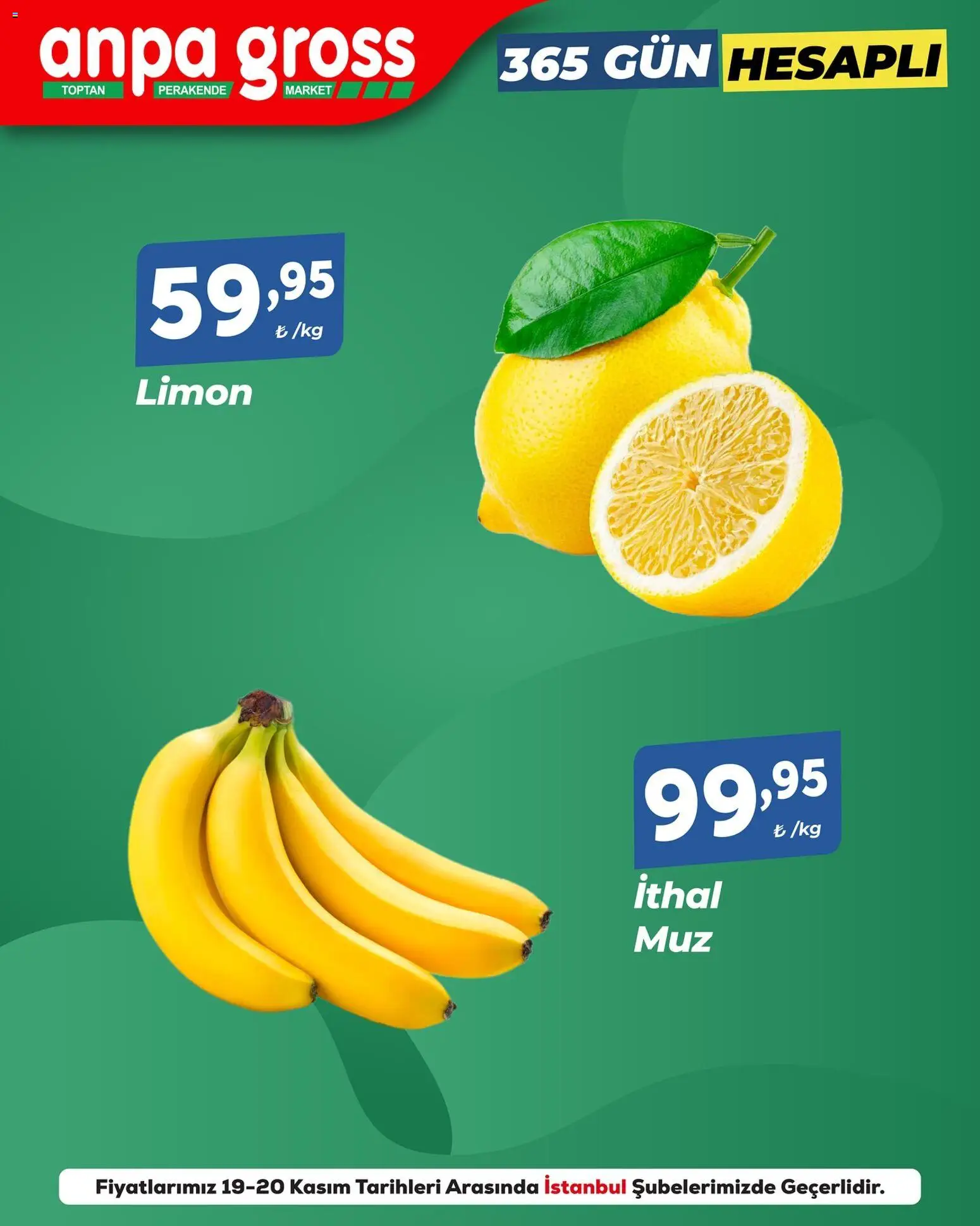 Anpa Gross Sebze ve meyve - 19.11.2025 tarihinden itibaren geçerlidir | Sayfa: 2 | Ürünler: Limon