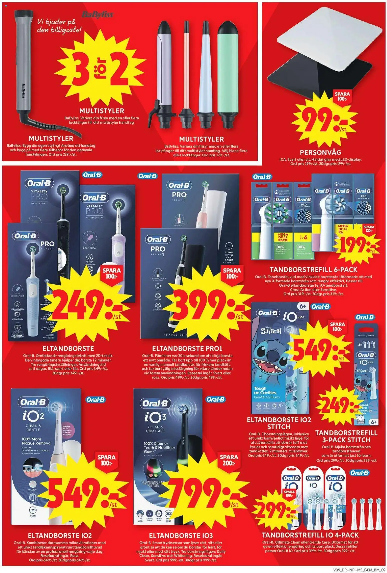 ICA Maxi reklamblad aktuell från 23.02.2026 | Sida: 11 | Produkter: Gem, Eltandborste, Borsta