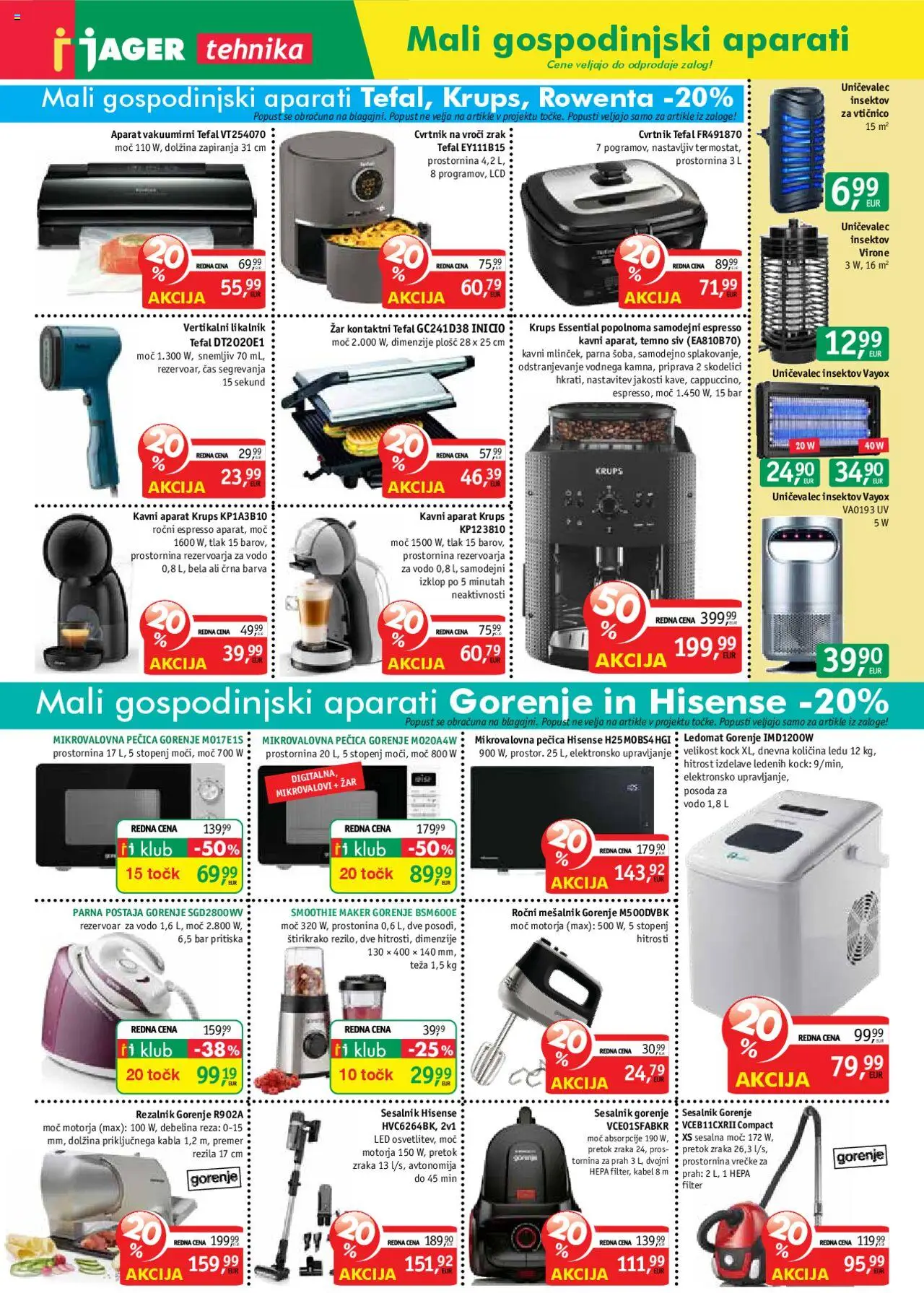 Jager katalog tehnika │ velja od 06.08.2025 | Stran: 3 | Izdelki: Rezalnik, Mikrovalovna pecica, Teza, Likalnik