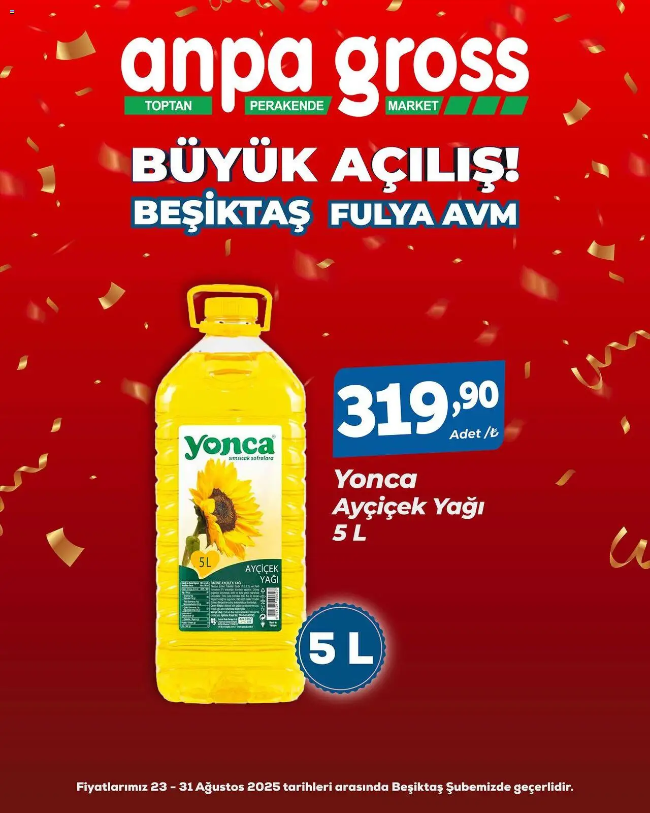 Anpa Gross Büyük Açılış - 23.08.2025 tarihinden itibaren geçerlidir | Sayfa: 6